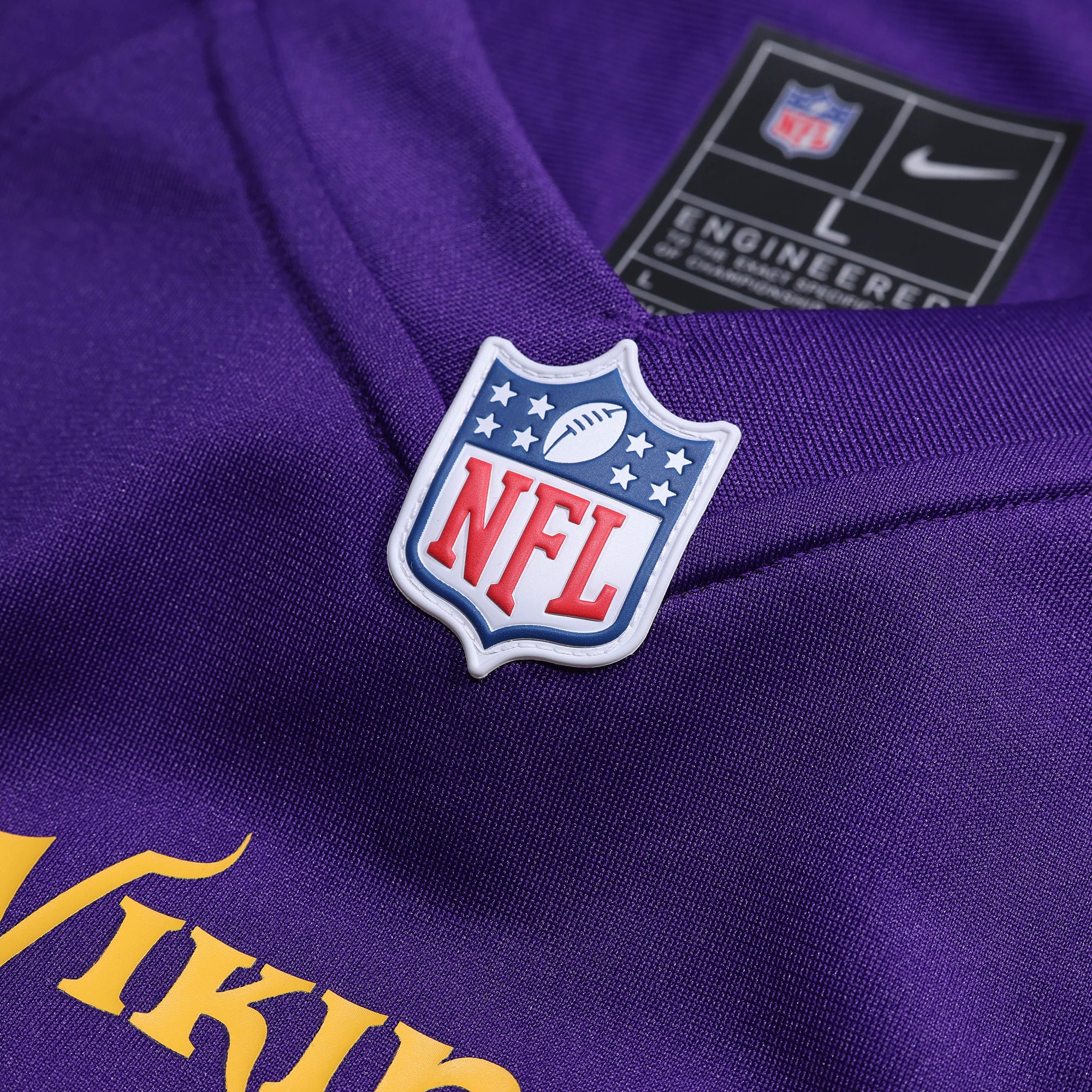 Maillot de match Nike Jaret Patterson violet des Vikings du Minnesota pour homme