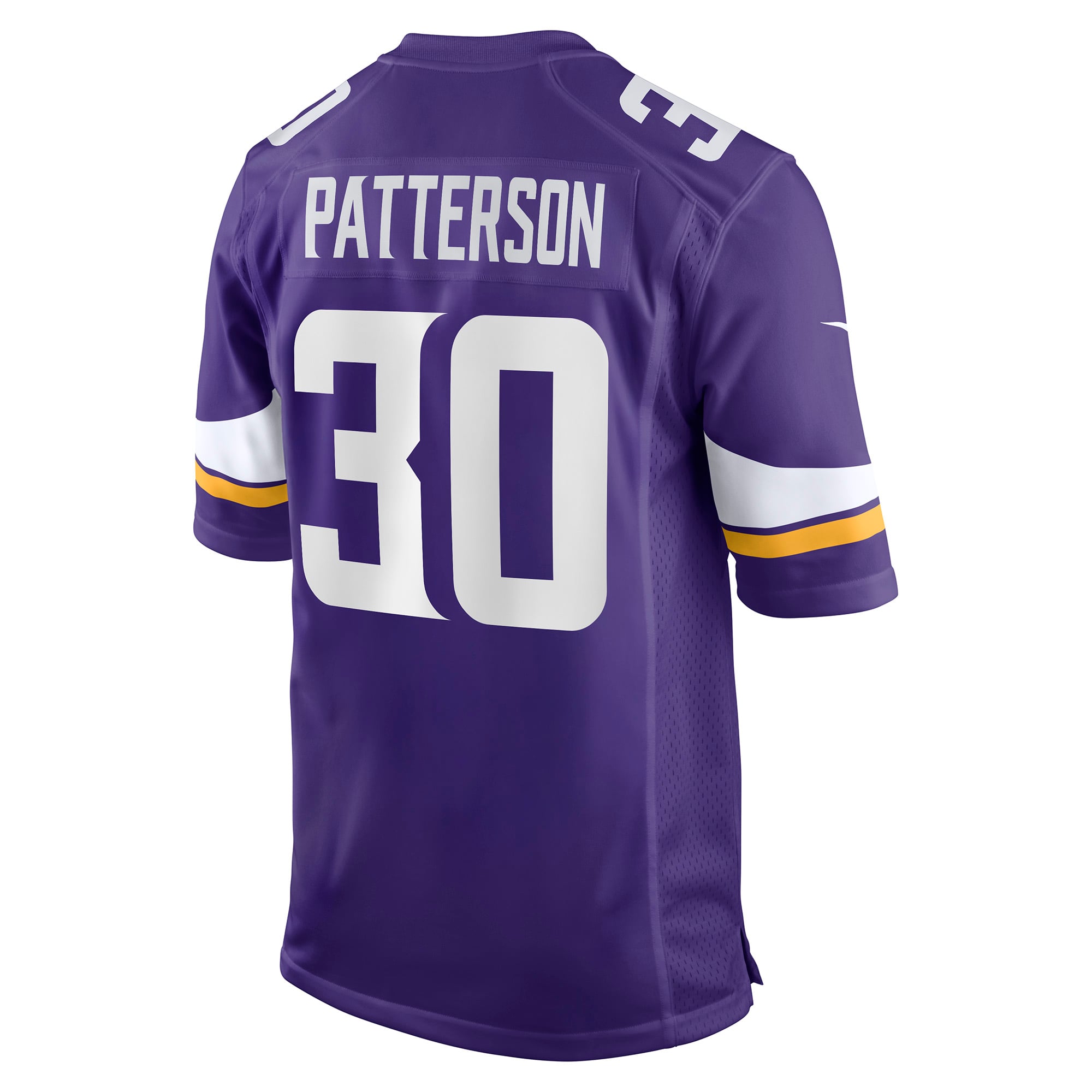 Maillot de match Nike Jaret Patterson violet des Vikings du Minnesota pour homme