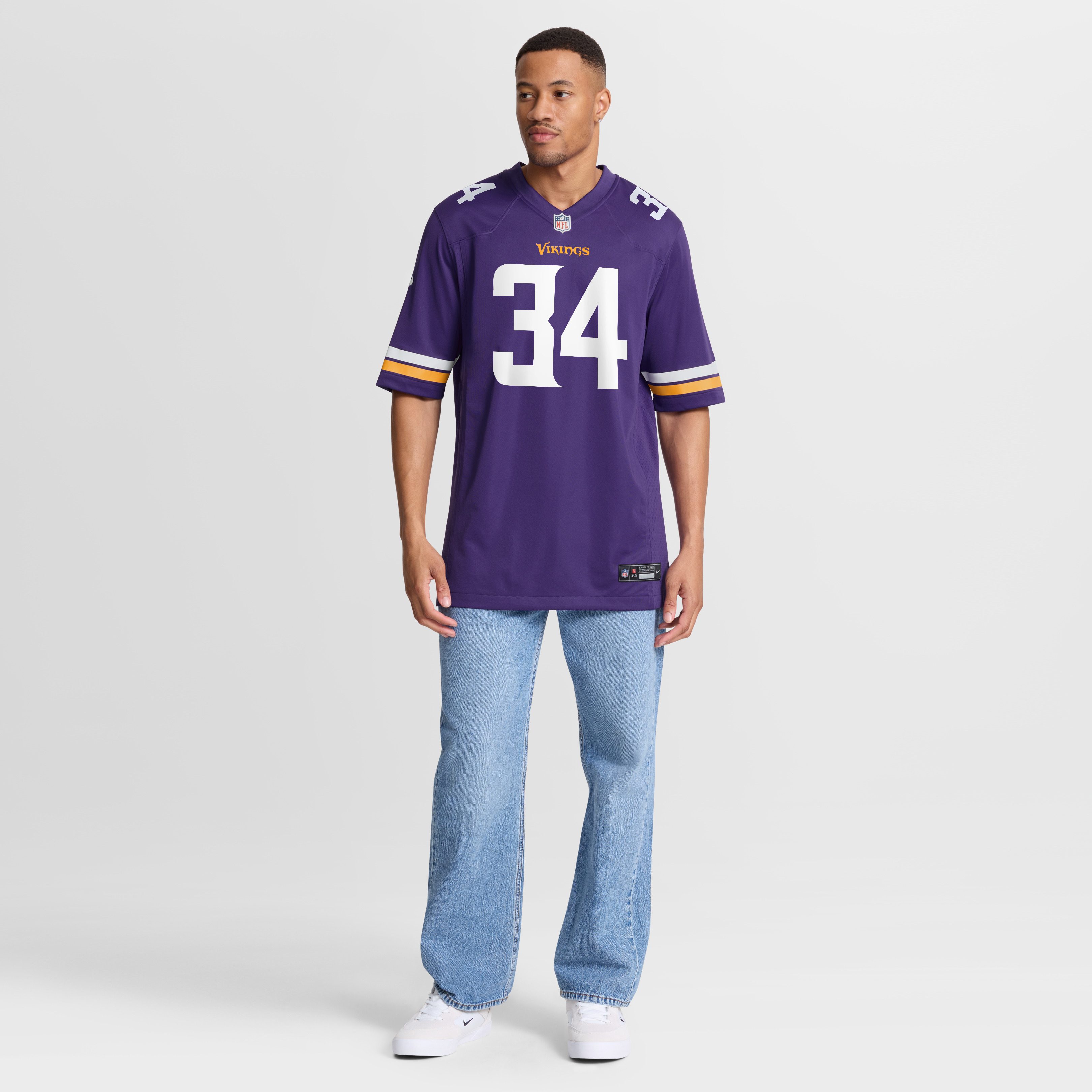 Maillot de match Nike Jerome Ford violet des Vikings du Minnesota pour homme