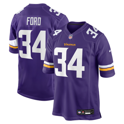 Jerome Ford Minnesota Vikings Nike Team Game Jersey - Purple