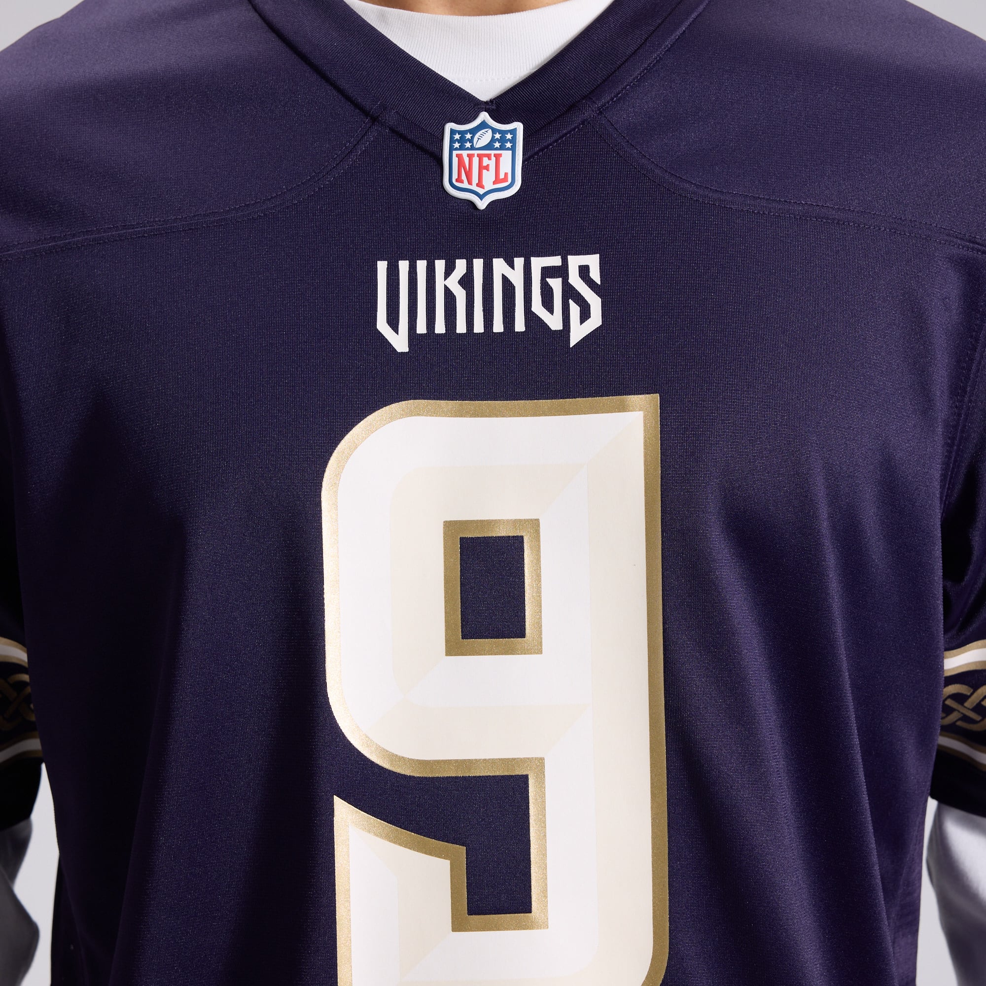 Men's Nike J.J. McCarthy Purple Minnesota Vikings 2026 Rivalries Collection Game Jersey