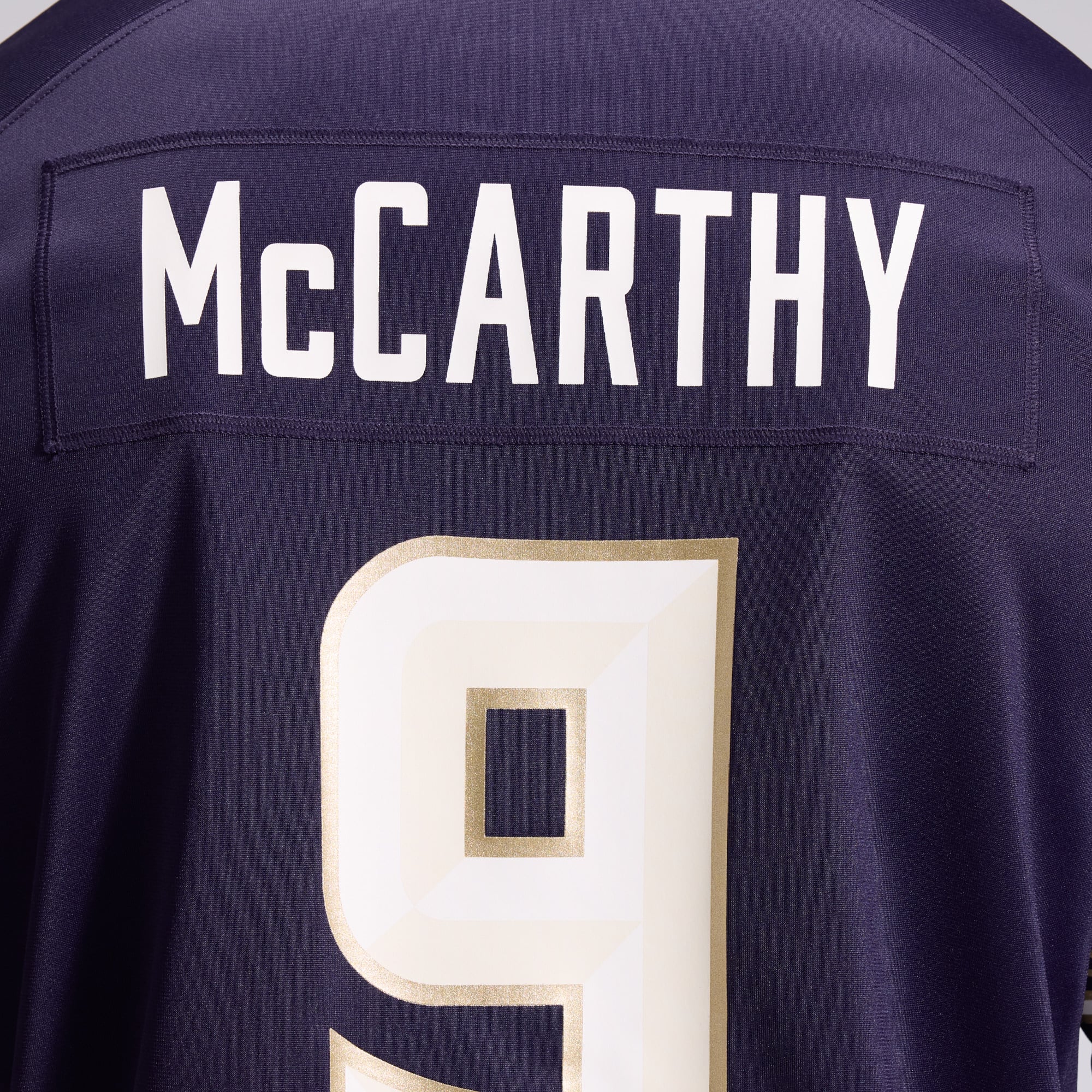 Men's Nike J.J. McCarthy Purple Minnesota Vikings 2026 Rivalries Collection Game Jersey