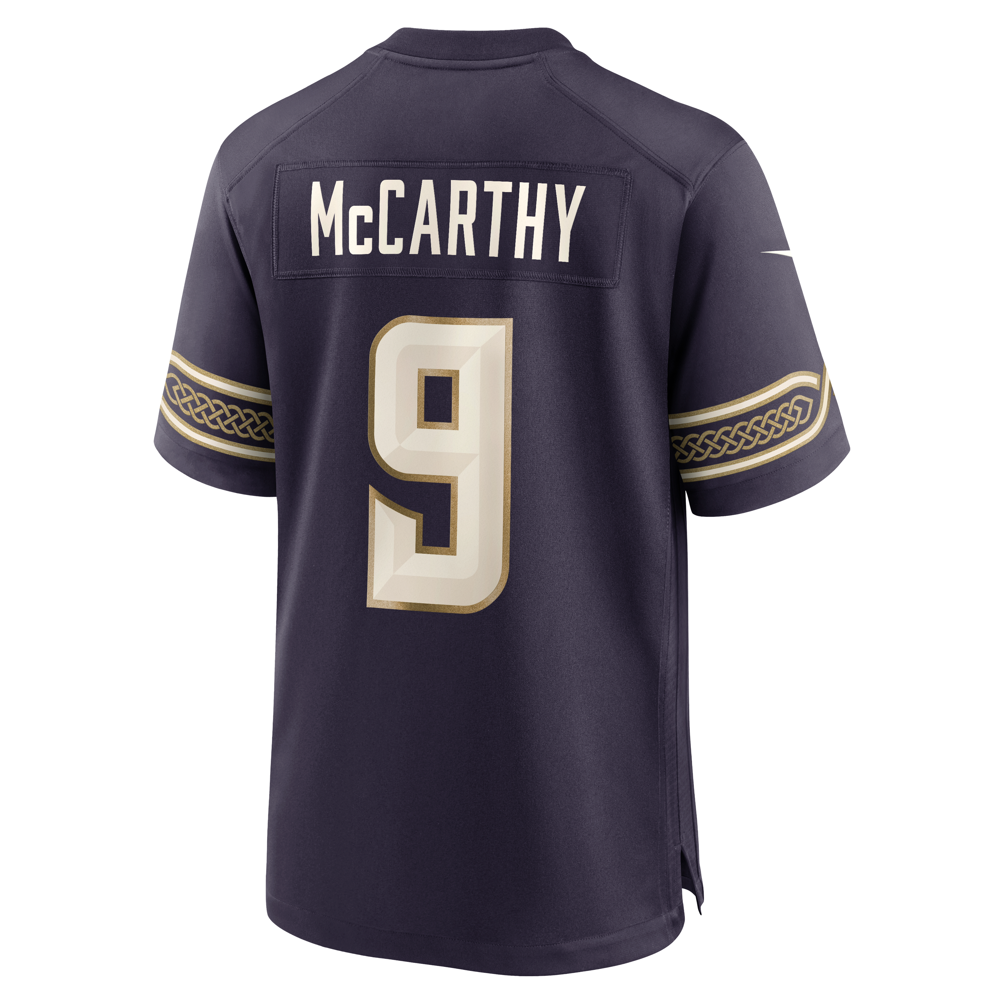 Men's Nike J.J. McCarthy Purple Minnesota Vikings 2026 Rivalries Collection Game Jersey