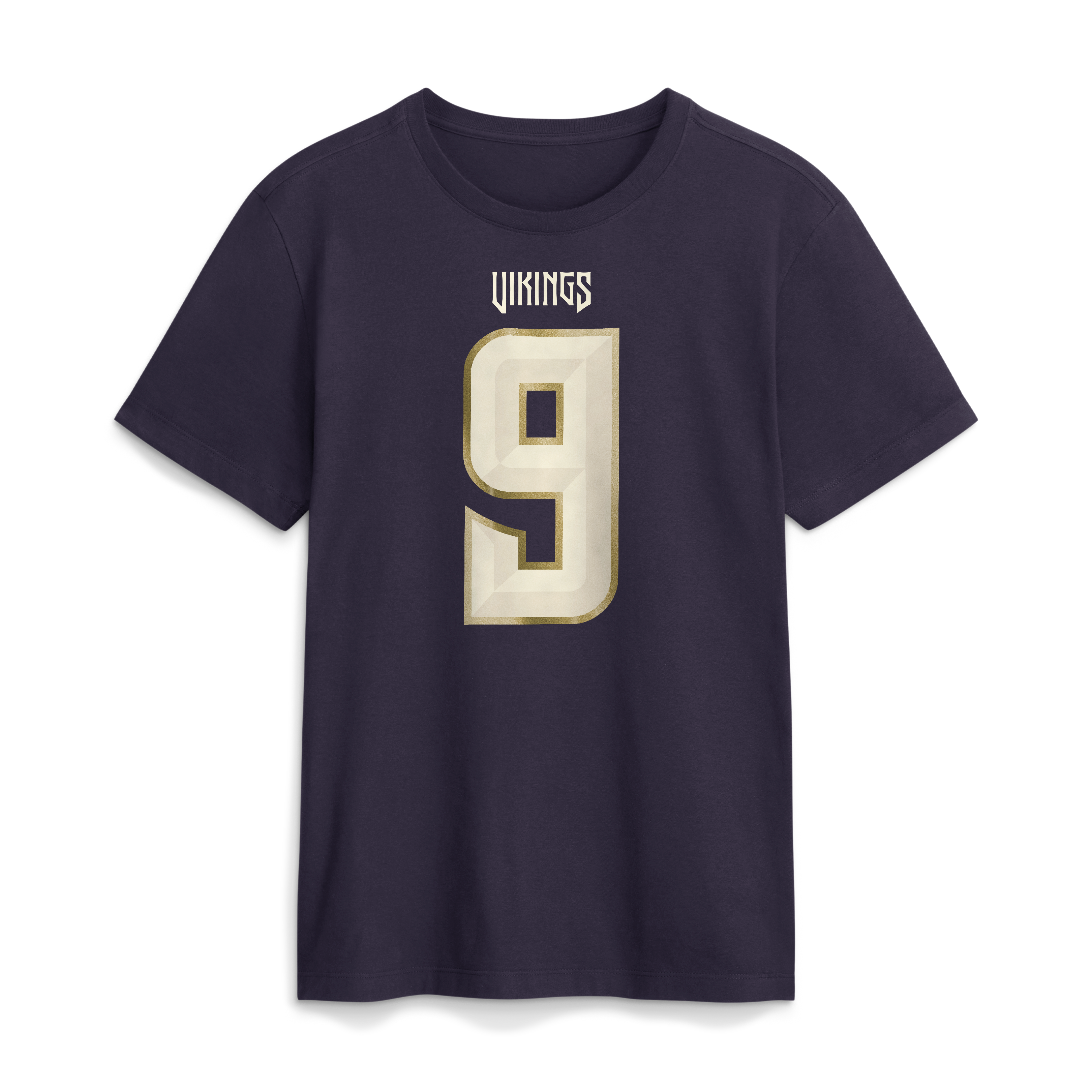 Men's Nike J.J. McCarthy Purple Minnesota Vikings 2026 Rivalries Collection Player Name & Number T-Shirt