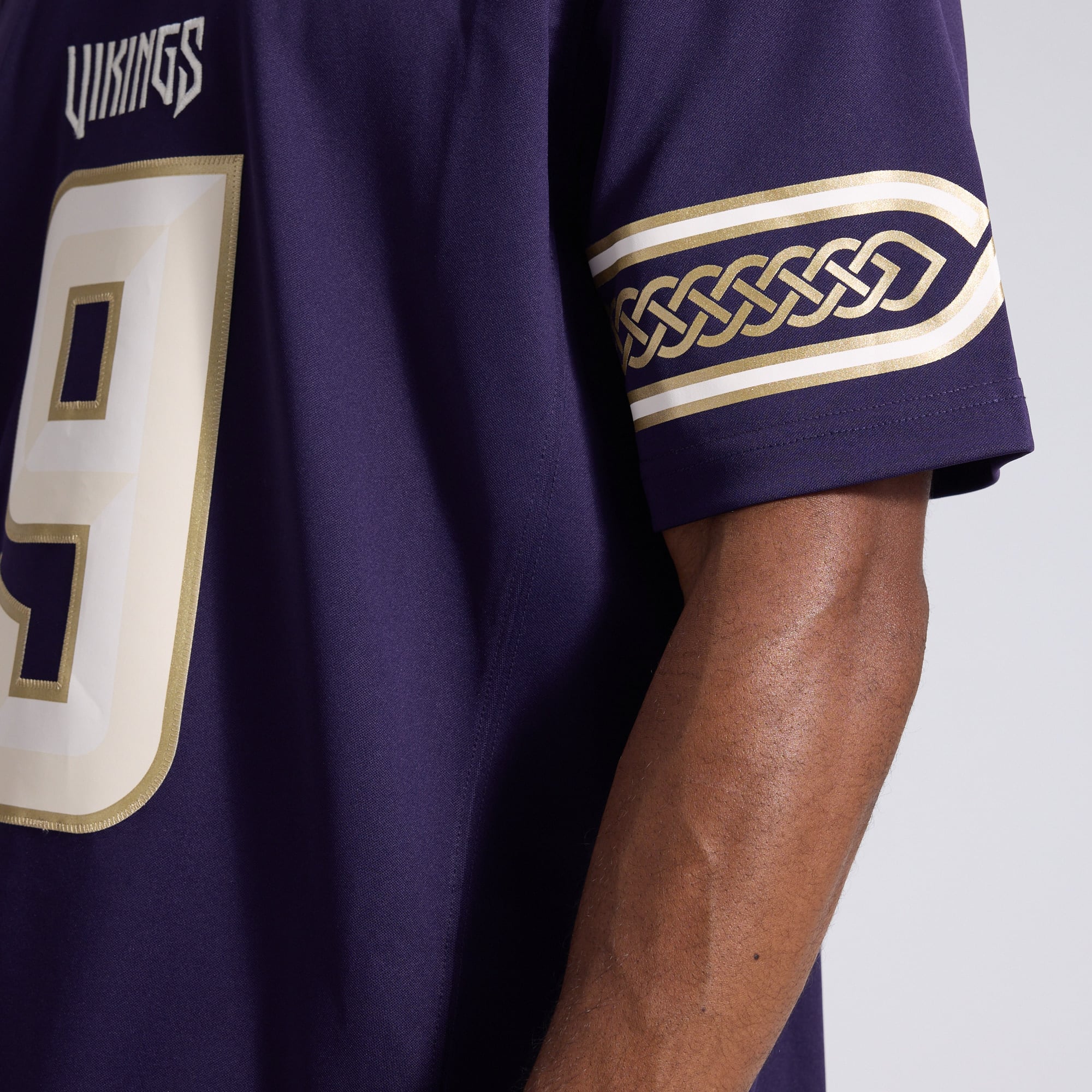 Men's Nike J.J. McCarthy Purple Minnesota Vikings 2026 Rivalries Collection Stitched Limited Jersey