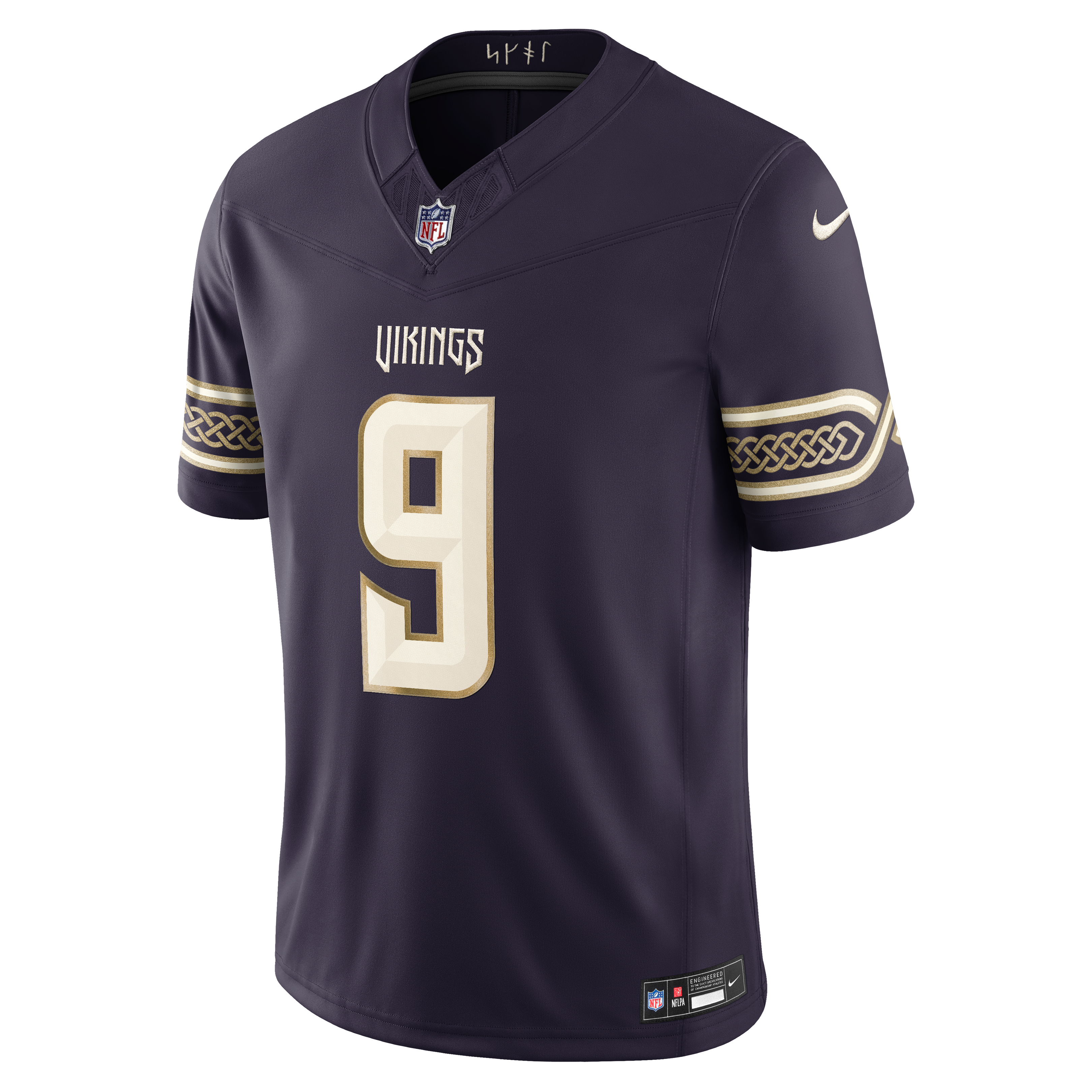 Men's Nike J.J. McCarthy Purple Minnesota Vikings 2026 Rivalries Collection Stitched Limited Jersey