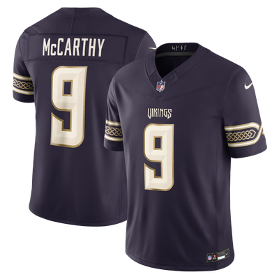 J.J. McCarthy Minnesota Vikings Nike 2026 Rivalries Collection Stitched Limited Jersey - Purple
