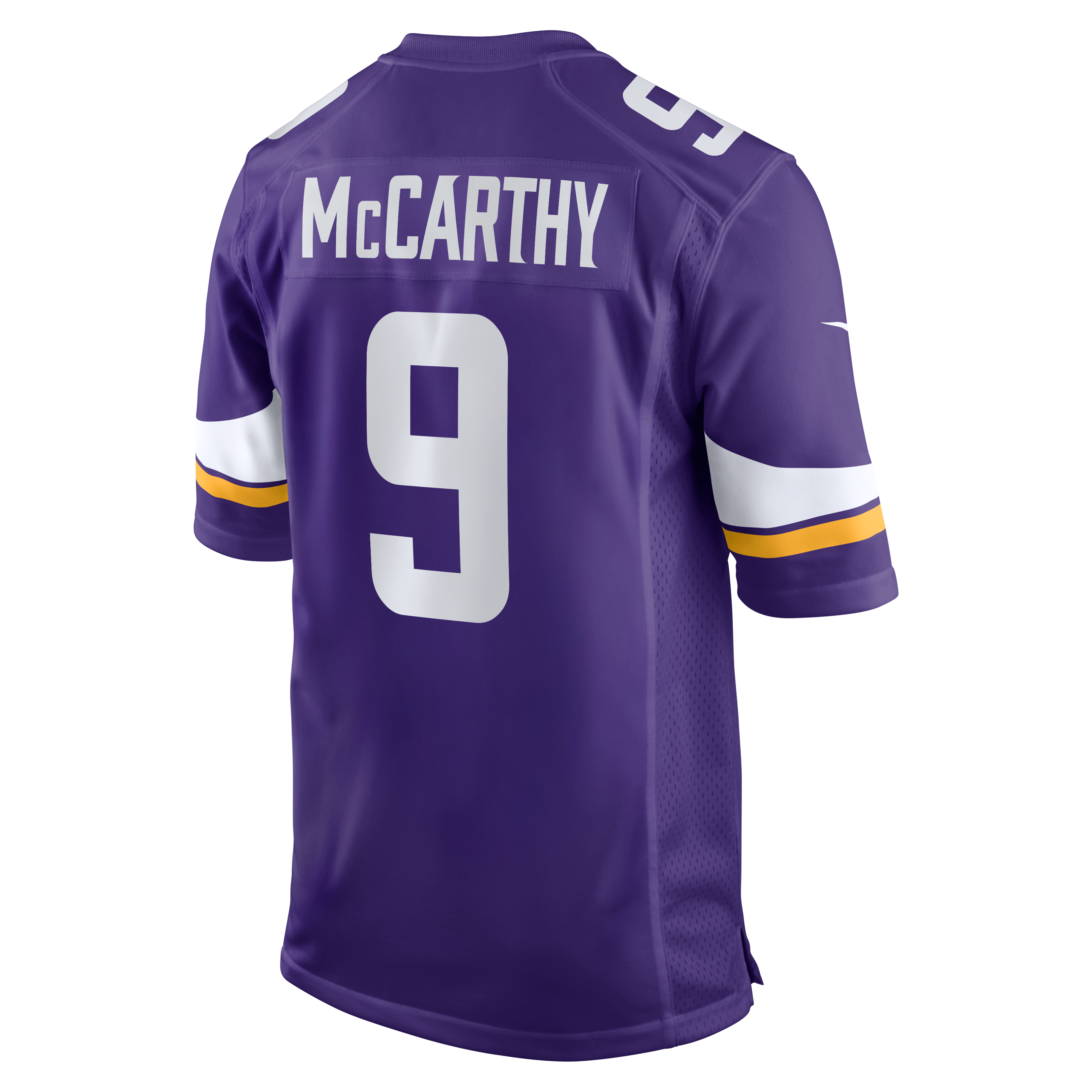 Men's Nike J.J. McCarthy Purple Minnesota Vikings Game Jersey