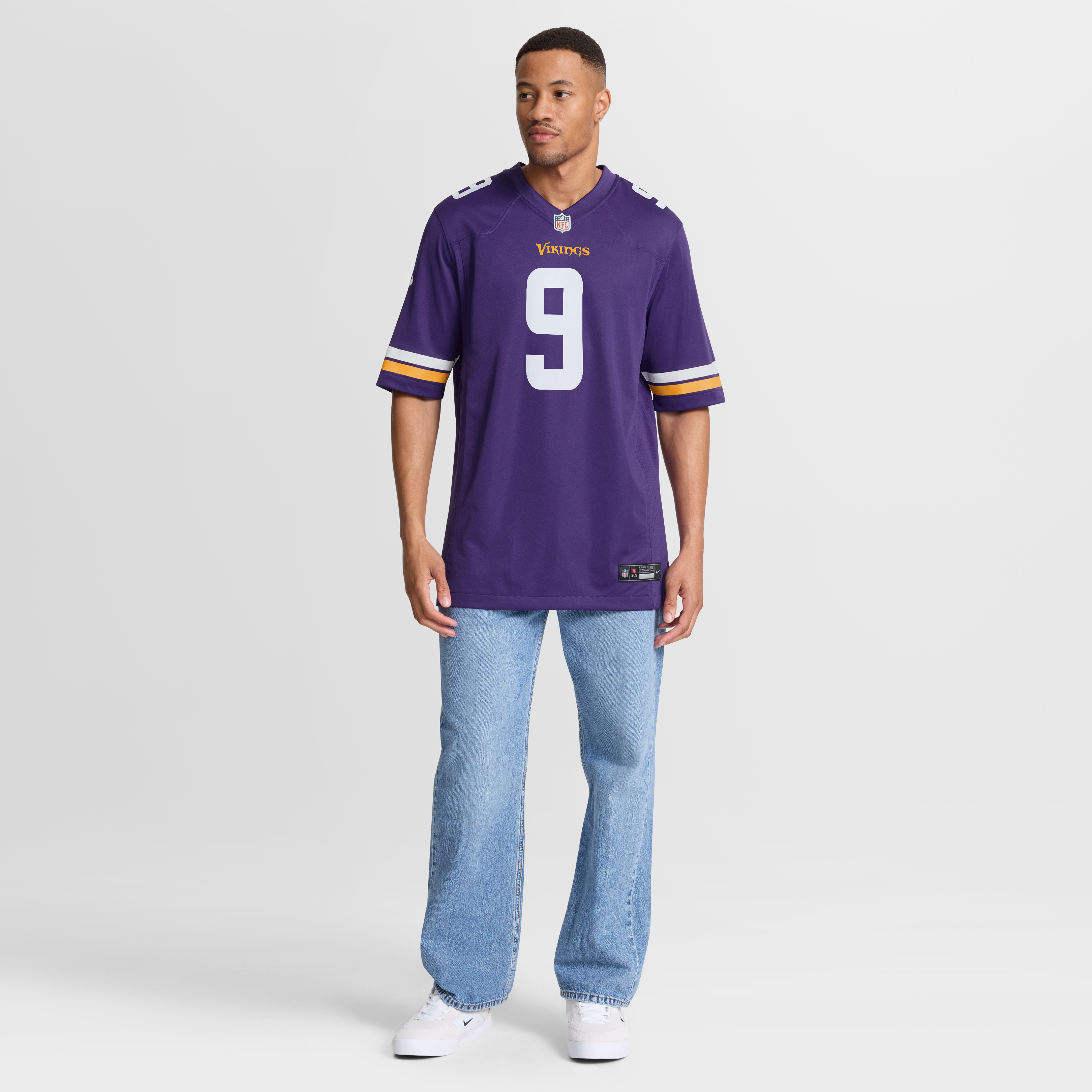Men's Nike J.J. McCarthy Purple Minnesota Vikings Game Jersey