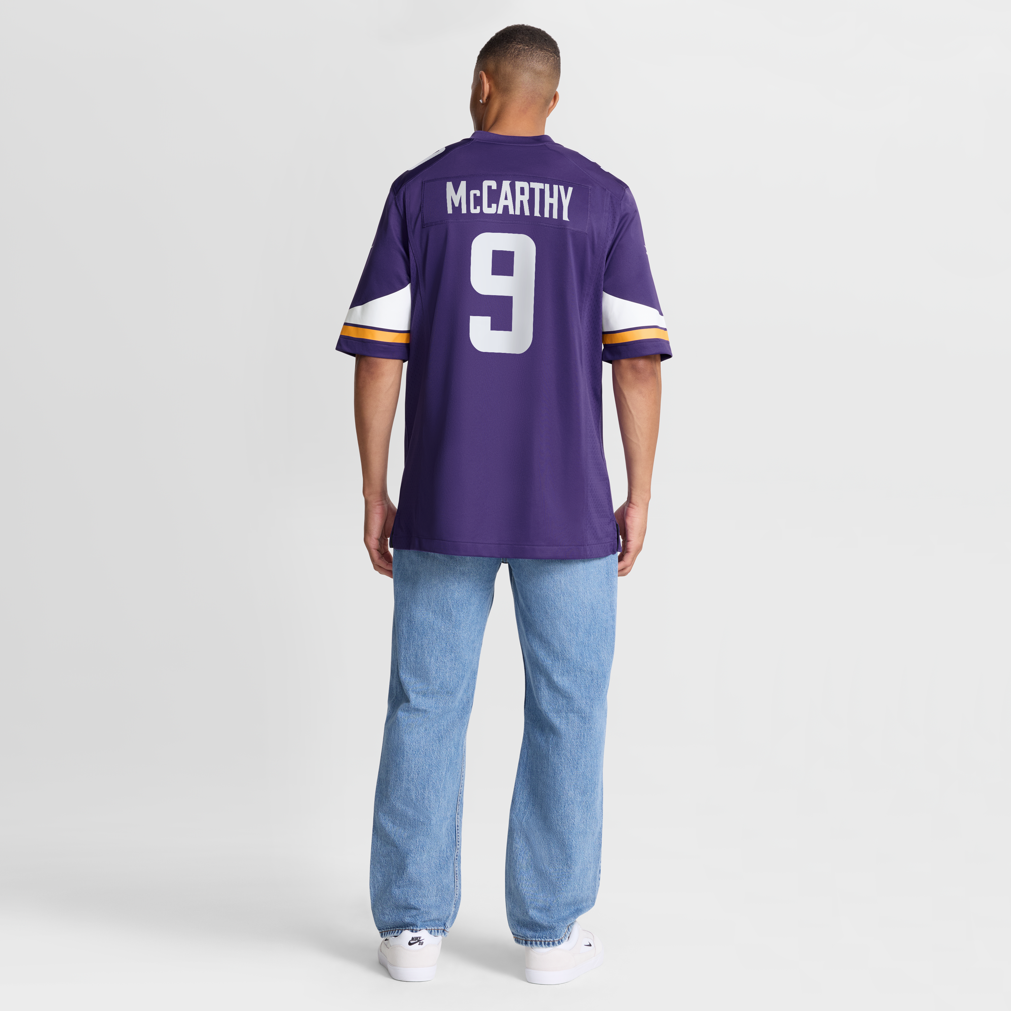 Men's Nike J.J. McCarthy Purple Minnesota Vikings Game Jersey