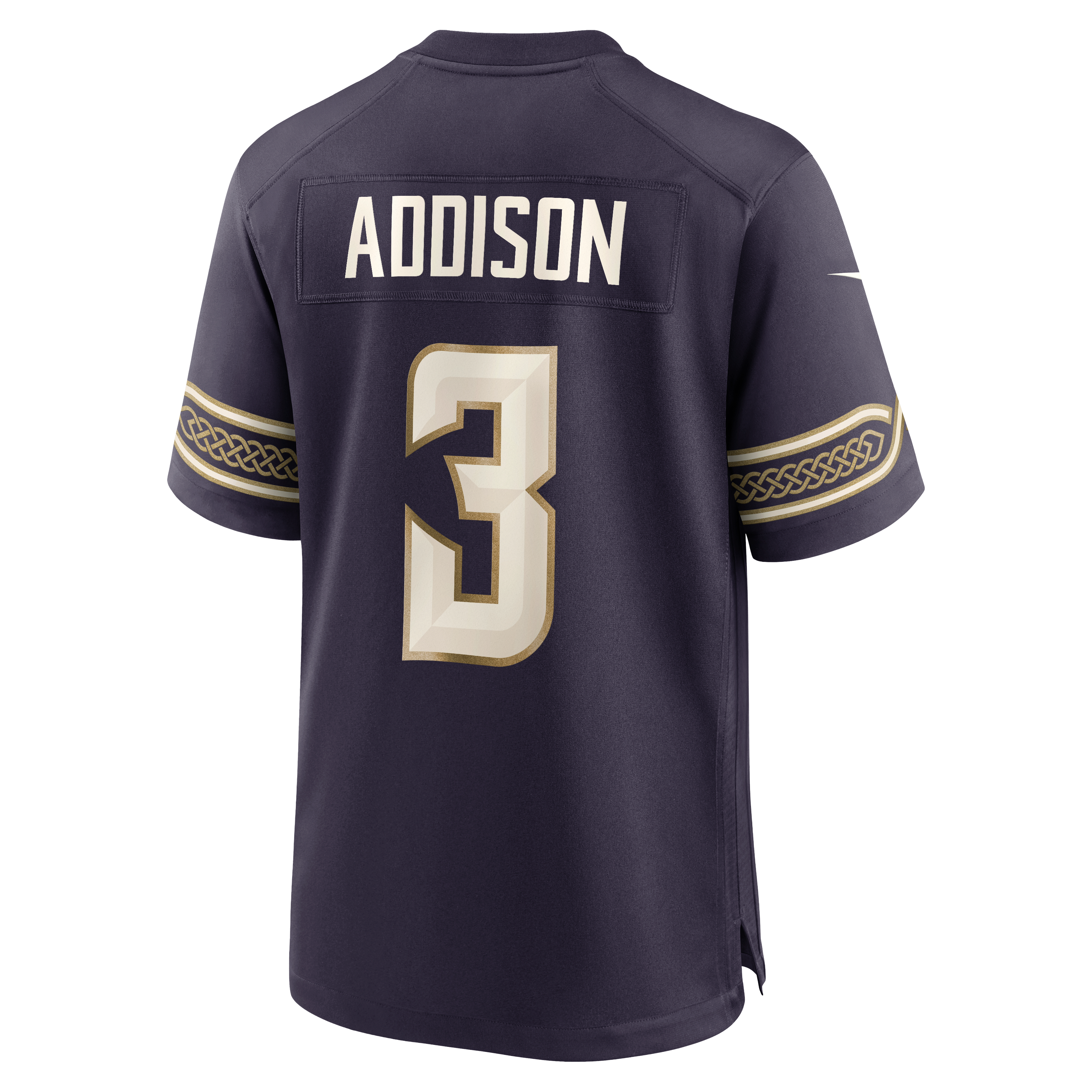 Men's Nike Jordan Addison Purple Minnesota Vikings 2026 Rivalries Collection Game Jersey