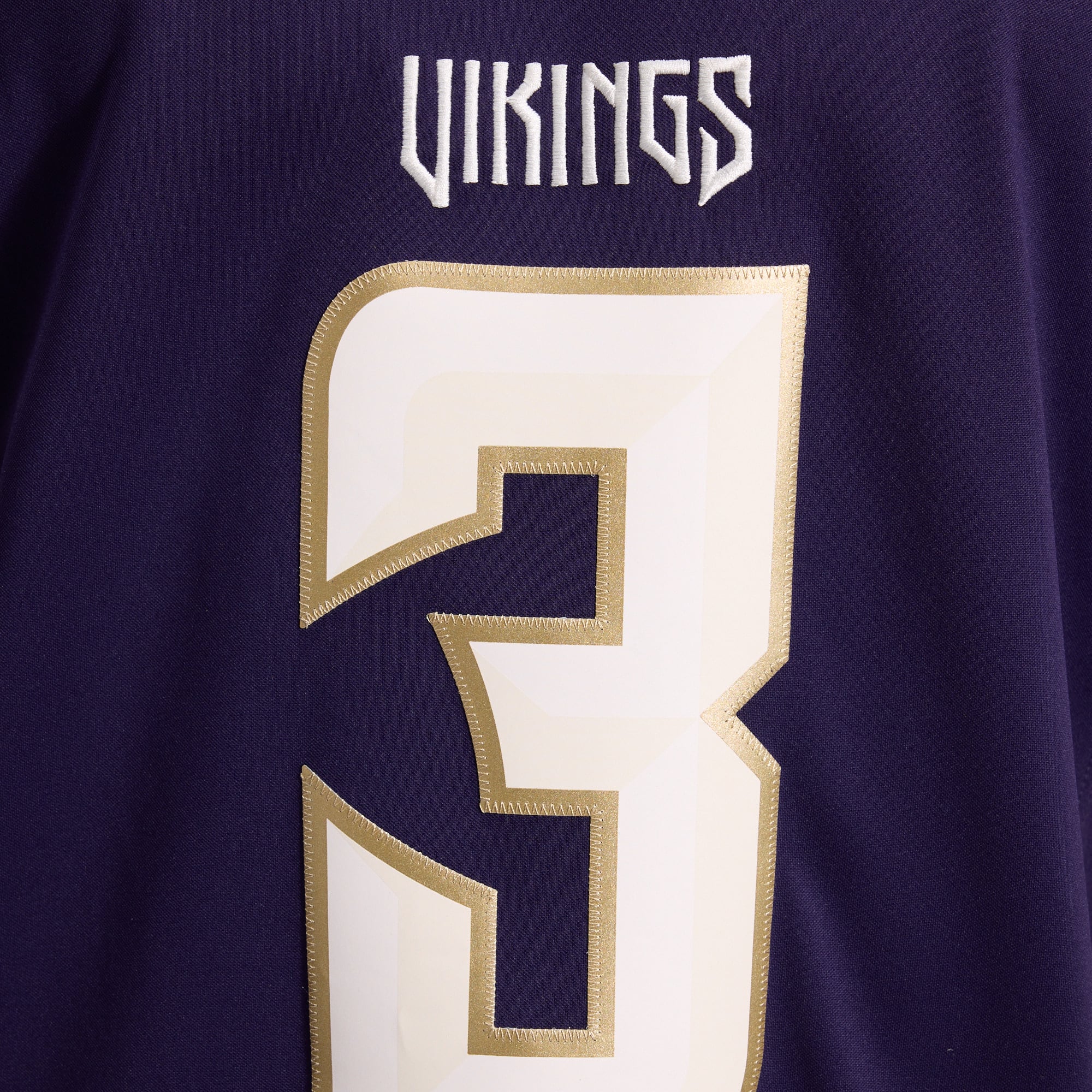 Men's Nike Jordan Addison Purple Minnesota Vikings 2026 Rivalries Collection Stitched Limited Jersey