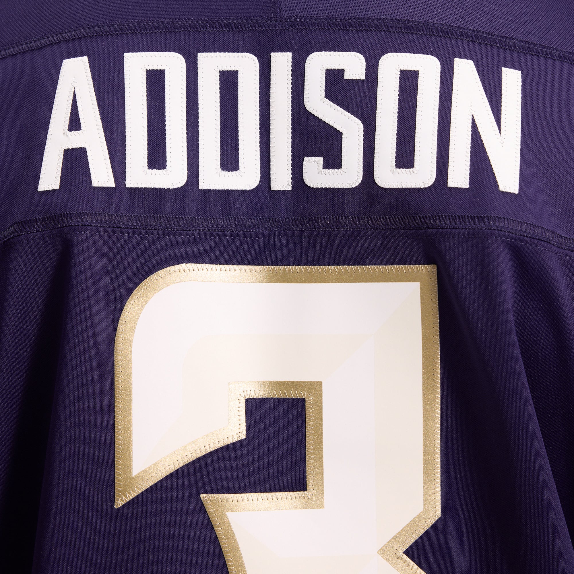 Men's Nike Jordan Addison Purple Minnesota Vikings 2026 Rivalries Collection Stitched Limited Jersey