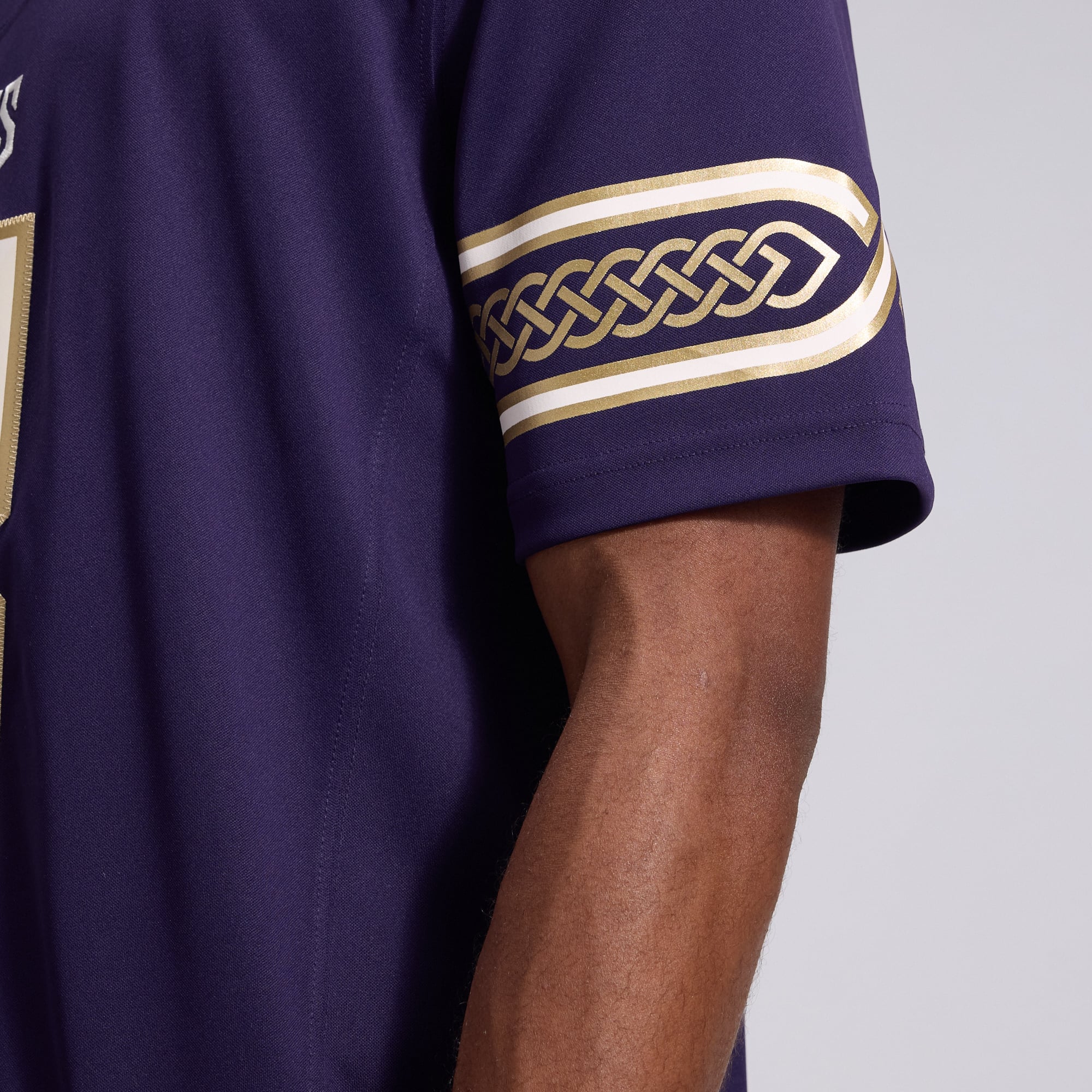 Men's Nike Jordan Addison Purple Minnesota Vikings 2026 Rivalries Collection Stitched Limited Jersey