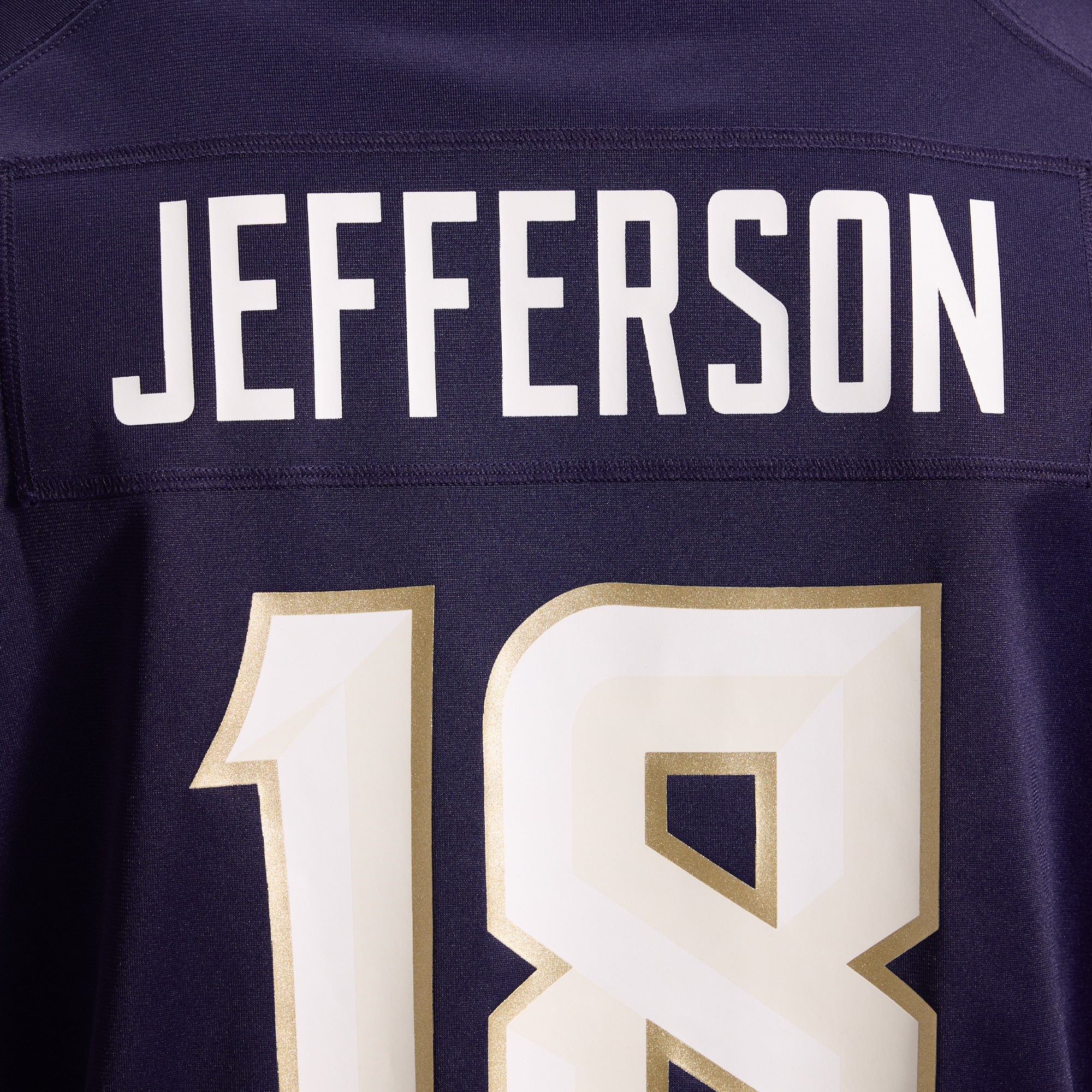 Men's Nike Justin Jefferson Purple Minnesota Vikings 2026 Rivalries Collection Game Jersey