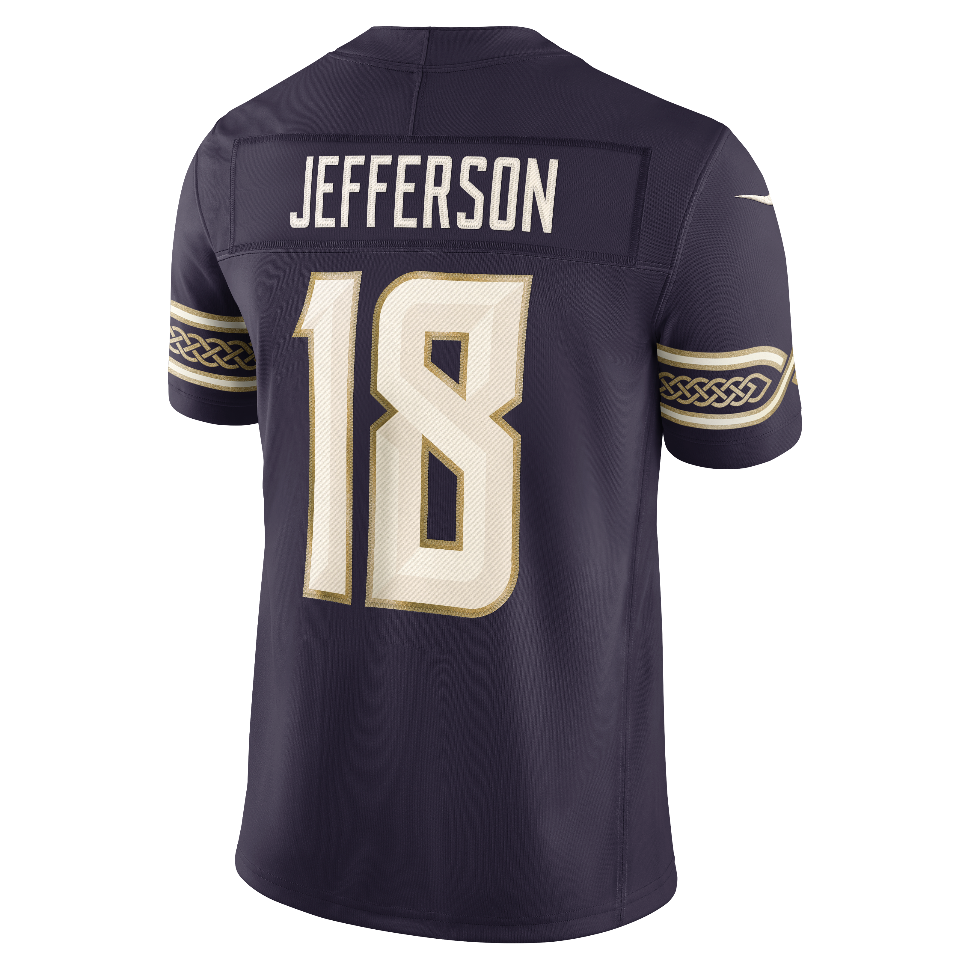 Men's Nike Justin Jefferson Purple Minnesota Vikings 2026 Rivalries Collection Stitched Limited Jersey
