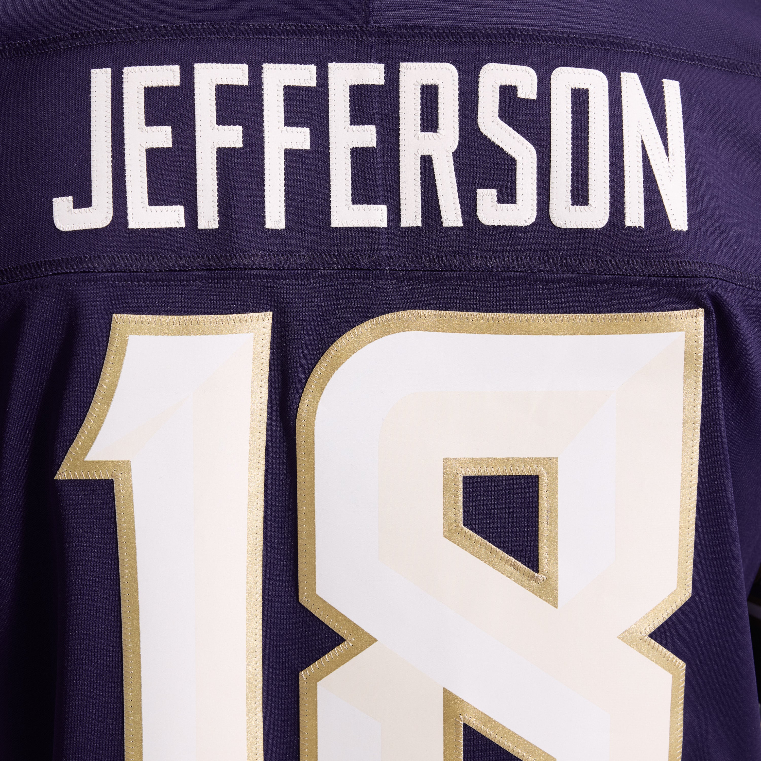 Men's Nike Justin Jefferson Purple Minnesota Vikings 2026 Rivalries Collection Stitched Limited Jersey