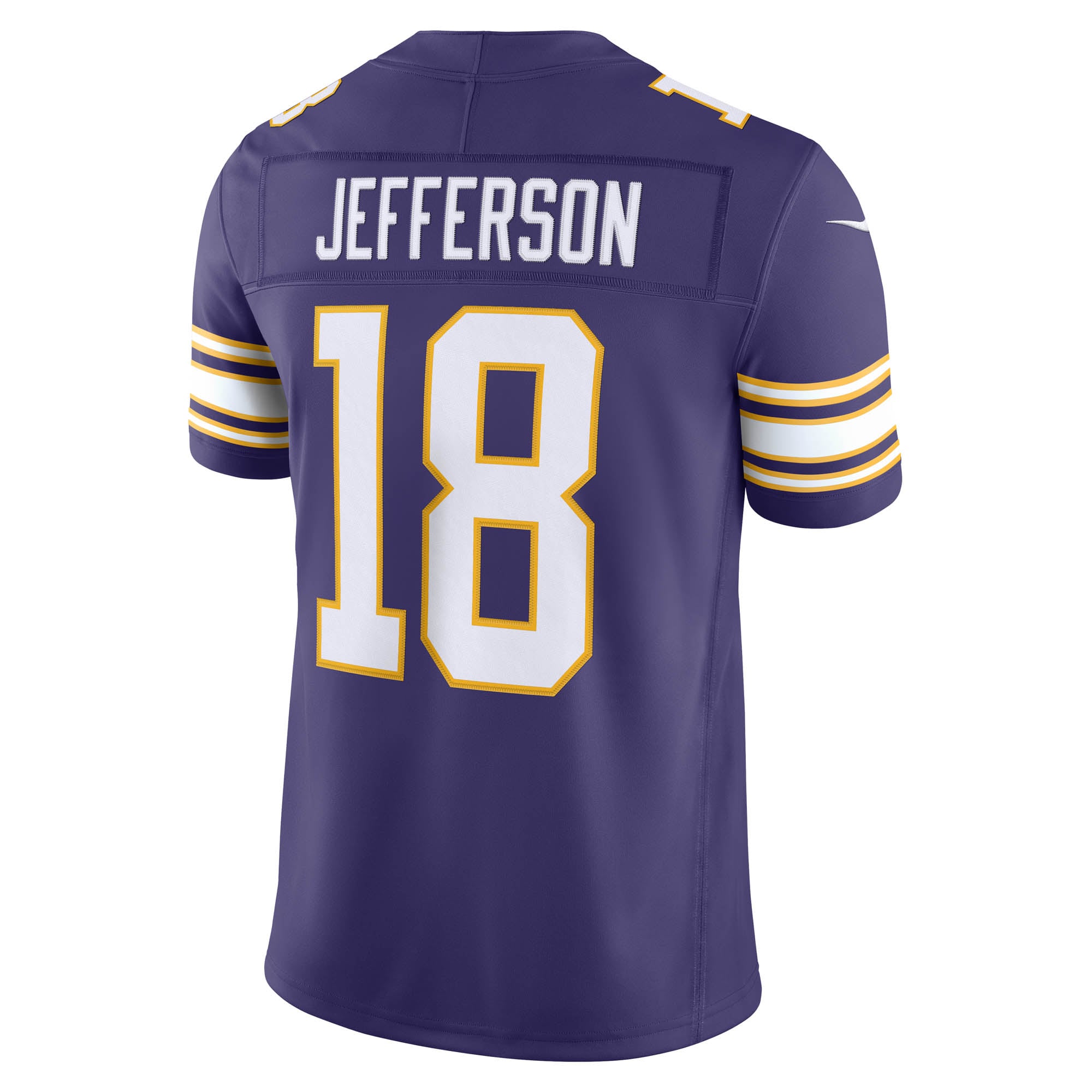 Men's Nike Justin Jefferson Purple Minnesota Vikings Alternate Classic Vapor F.U.S.E. Stitched Limited Jersey