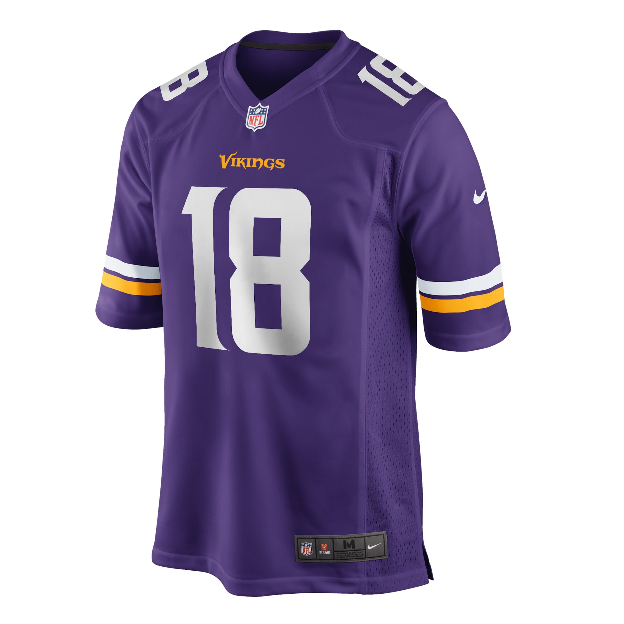Maillot de match Nike Justin Jefferson violet Minnesota Vikings pour hommes