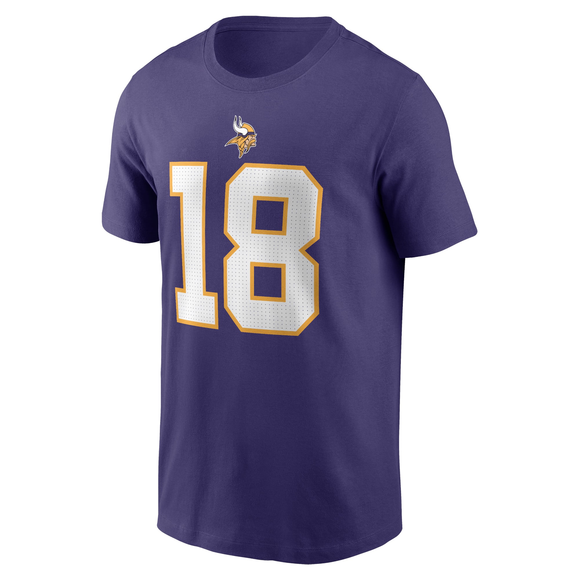 Men's Nike Justin Jefferson Minnesota Vikings Name & Number T-Shirt
