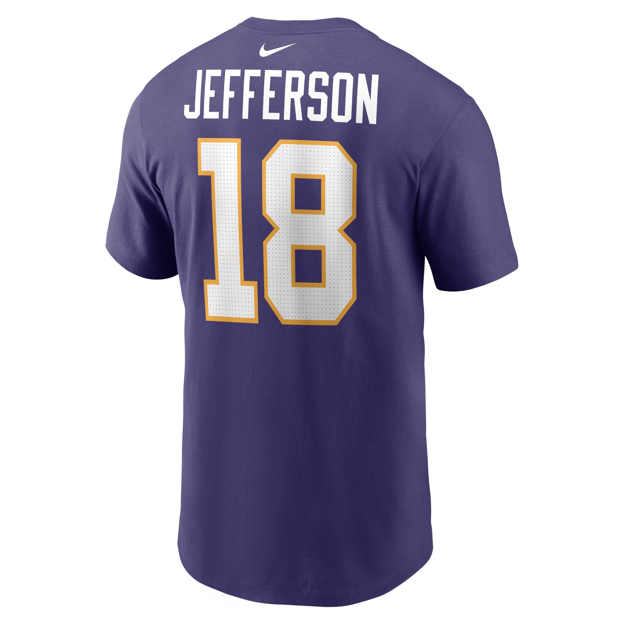 Men's Nike Justin Jefferson Minnesota Vikings Name & Number T-Shirt