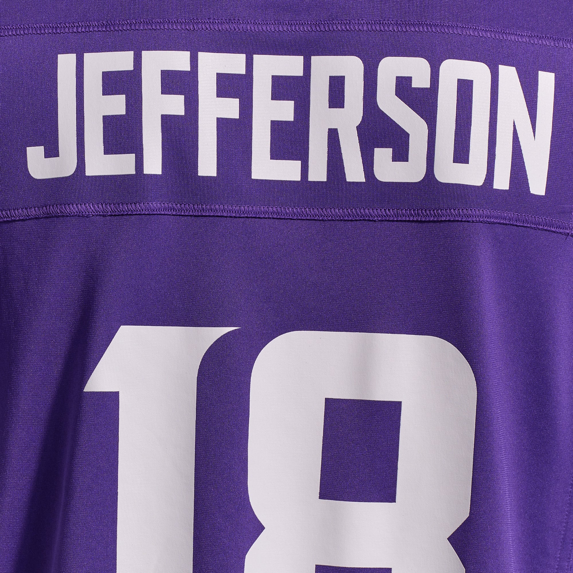 Maillot de match joueur Nike Justin Jefferson violet Minnesota Vikings pour hommes