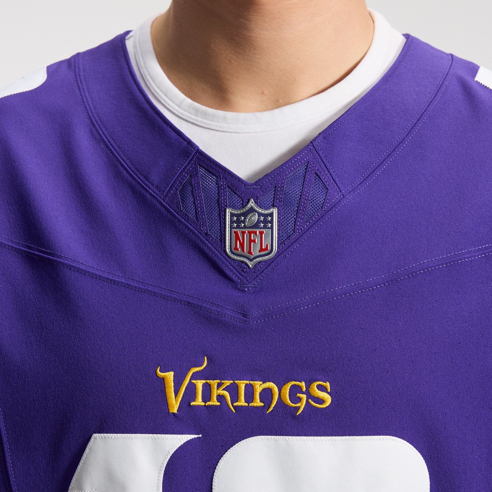 Maillot Nike Justin Jefferson violet Minnesota Vikings Team Vapor F.U.S.E. Elite pour homme