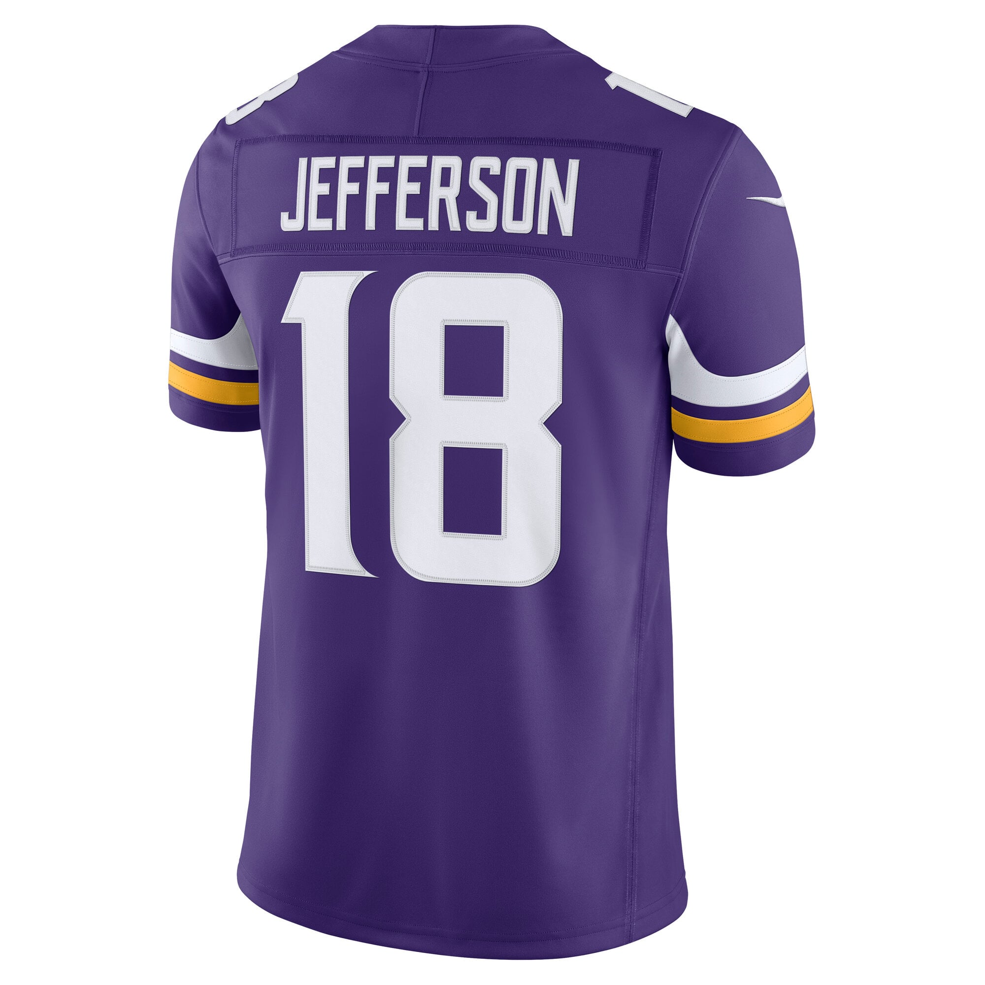 Men's Nike Justin Jefferson Purple Minnesota Vikings Vapor F.U.S.E. Stitched Limited Jersey