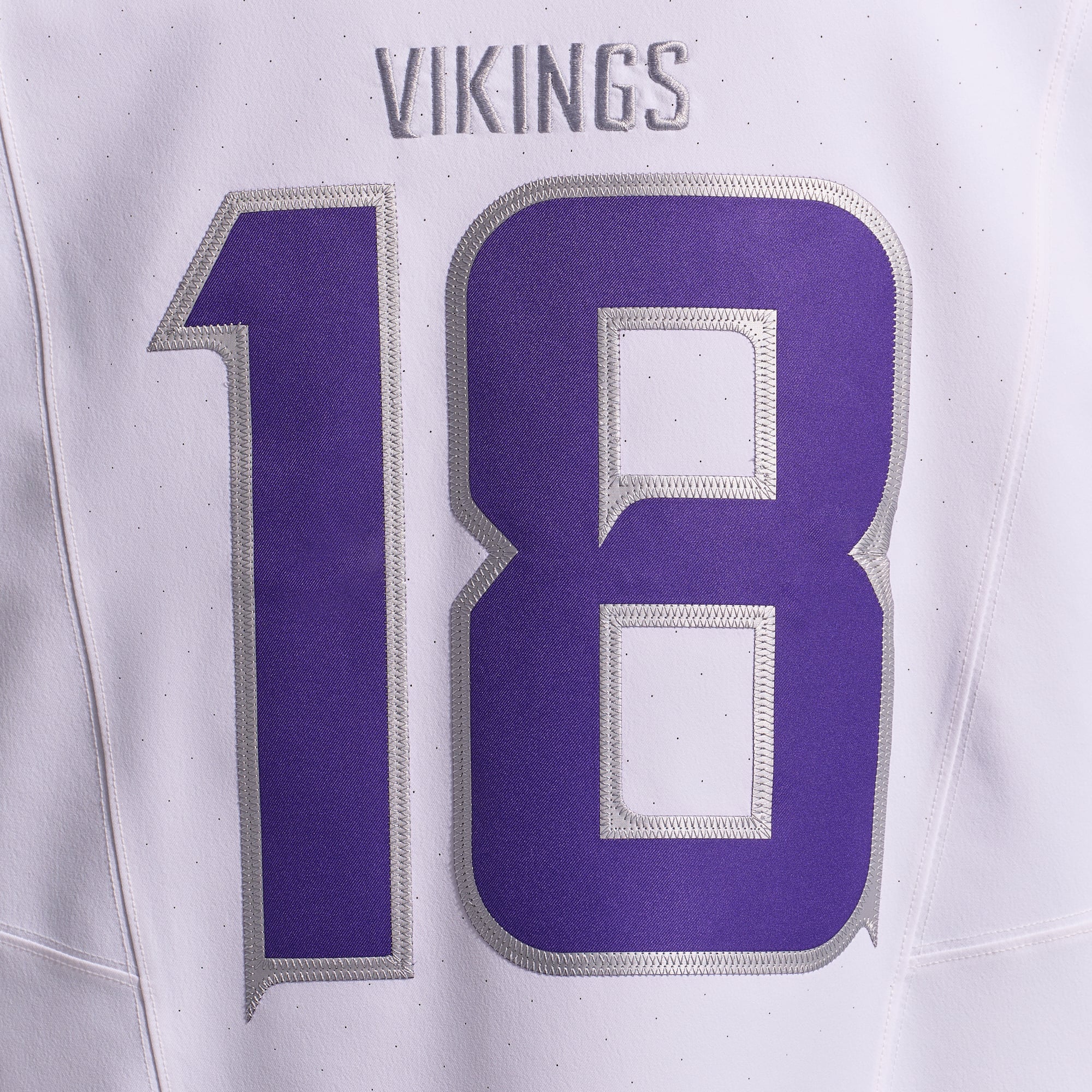 Nike Justin Jefferson Blanc Minnesota Vikings Alternate Vapor F.U.S.E. Maillot de joueur d'élite