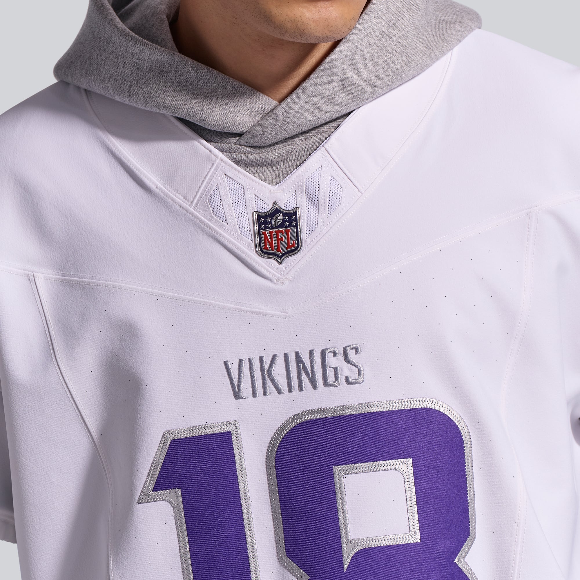Nike Justin Jefferson Blanc Minnesota Vikings Alternate Vapor F.U.S.E. Maillot de joueur d'élite