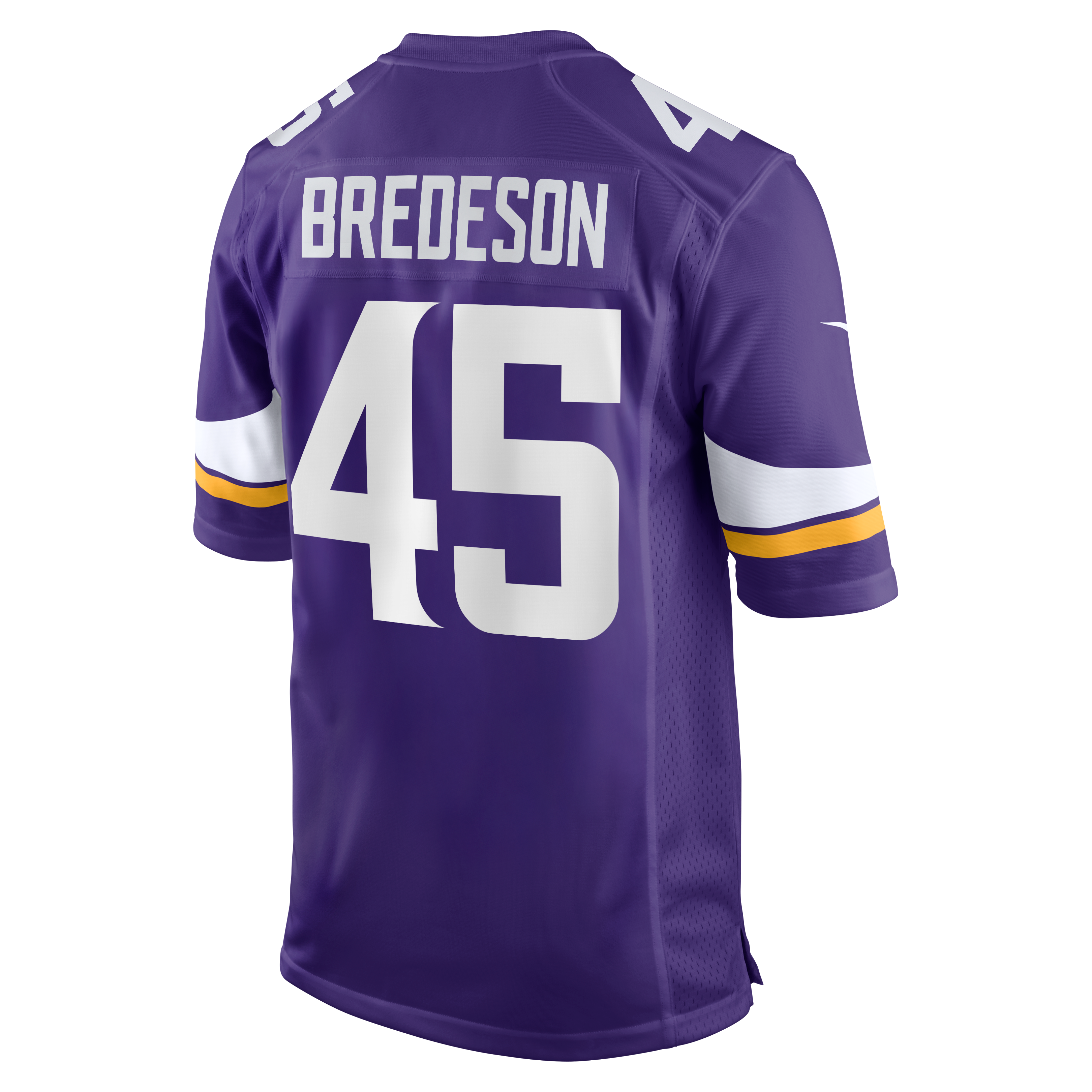 Men's Nike Max Bredeson Purple Minnesota Vikings Team Game Jersey