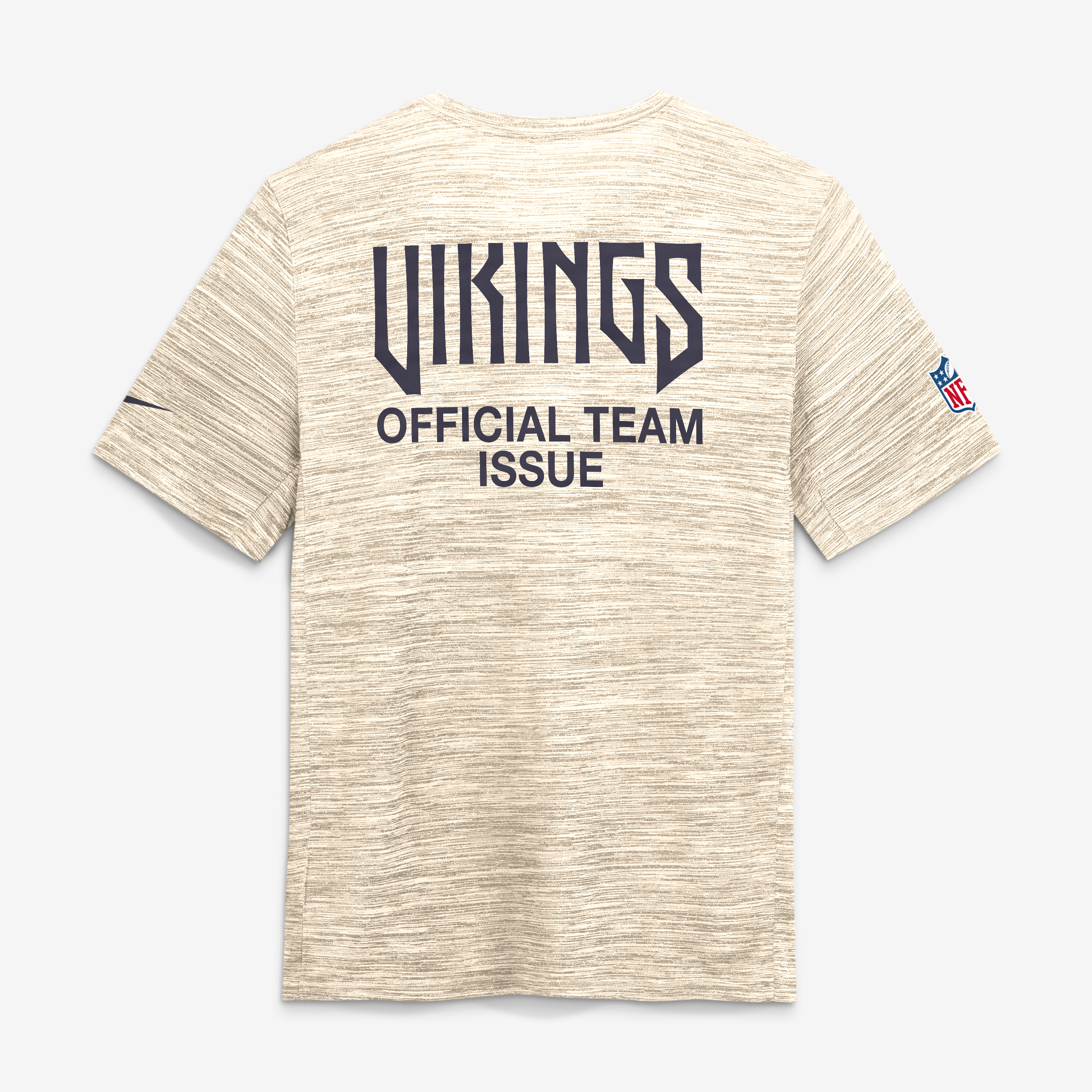 Men's Nike  Natural Minnesota Vikings 2026 Rivalries Collection Sideline Velocity T-Shirt
