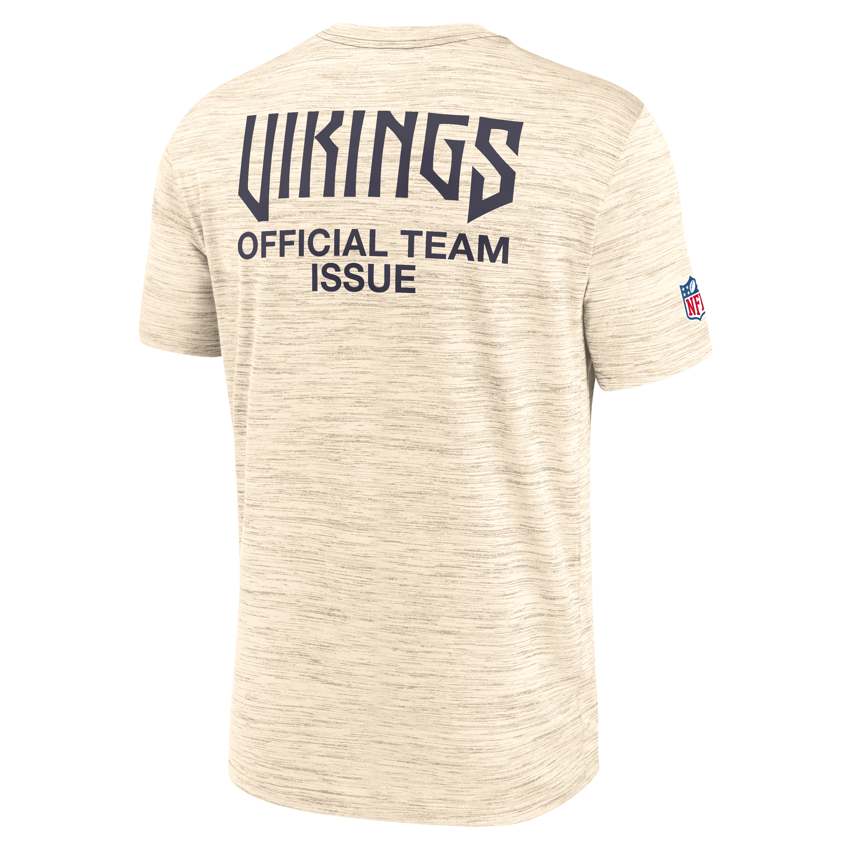 Men's Nike  Natural Minnesota Vikings 2026 Rivalries Collection Sideline Velocity T-Shirt