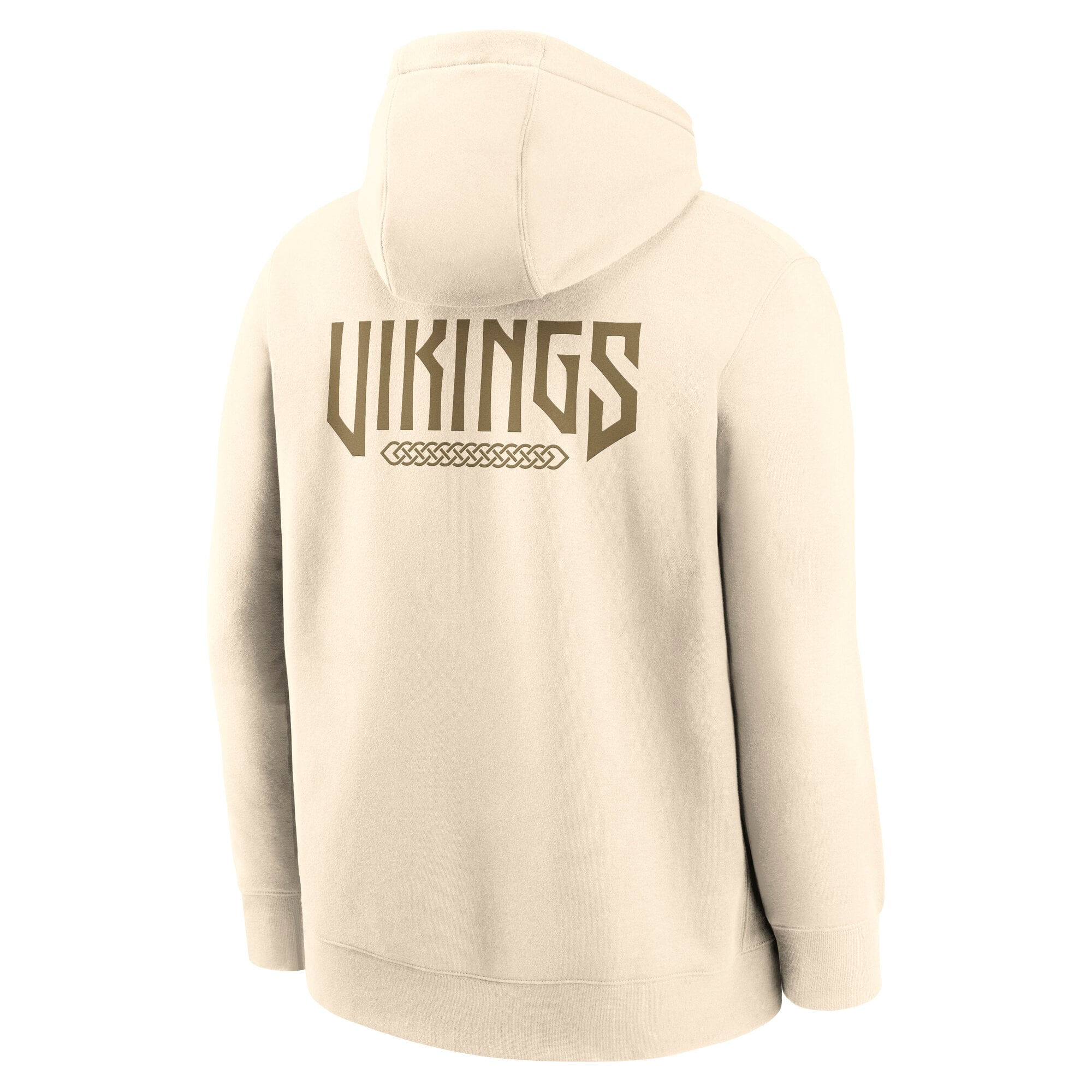 Men's Nike  Natural Minnesota Vikings Rivalries Collection Club Fleece Hoodie