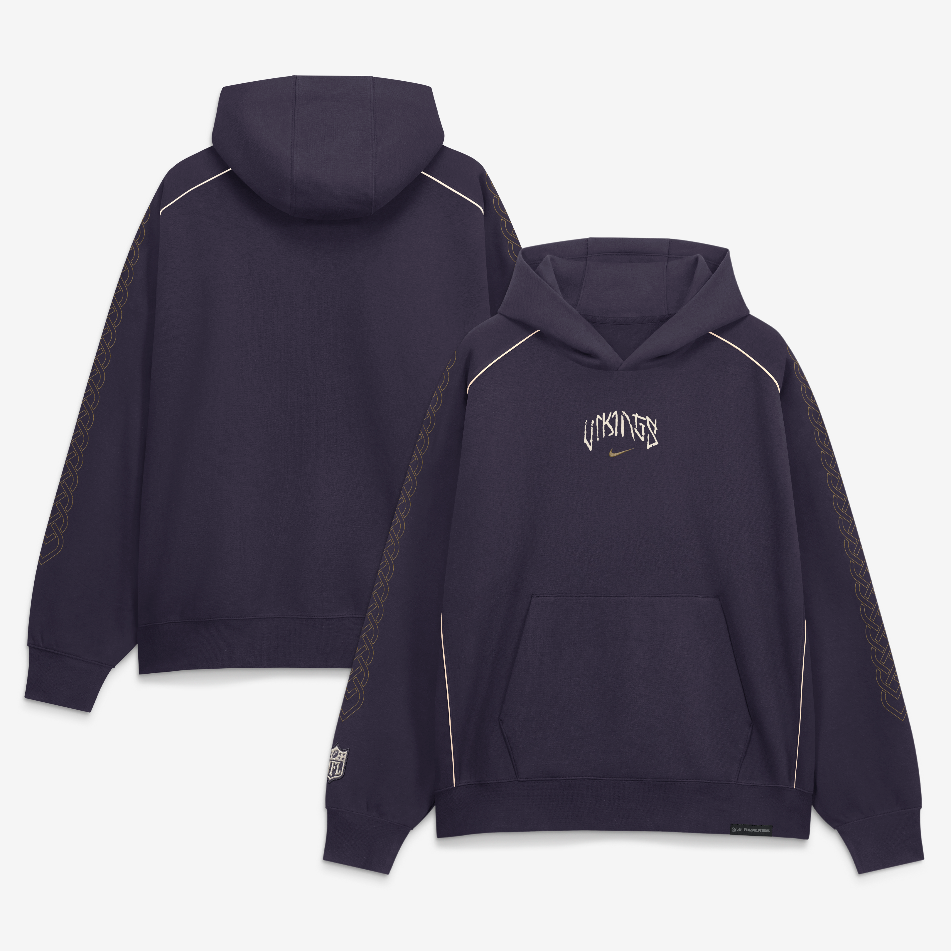 Sweat à capuche Nike Air violet Minnesota Vikings Collection 2026 pour homme
