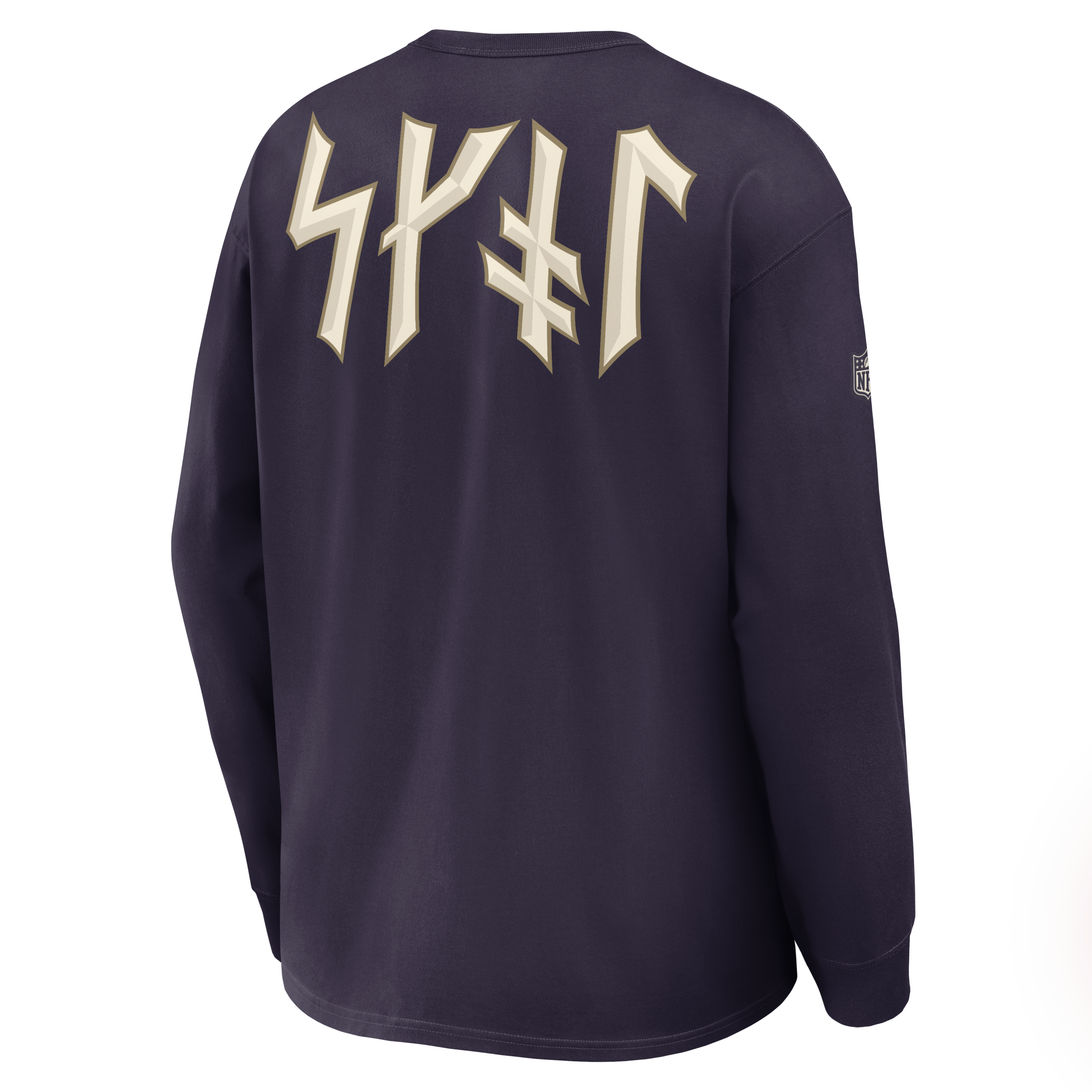 T-shirt à manches longues Nike Max90 pour homme, collection Rivalries 2026, violet Minnesota Vikings
