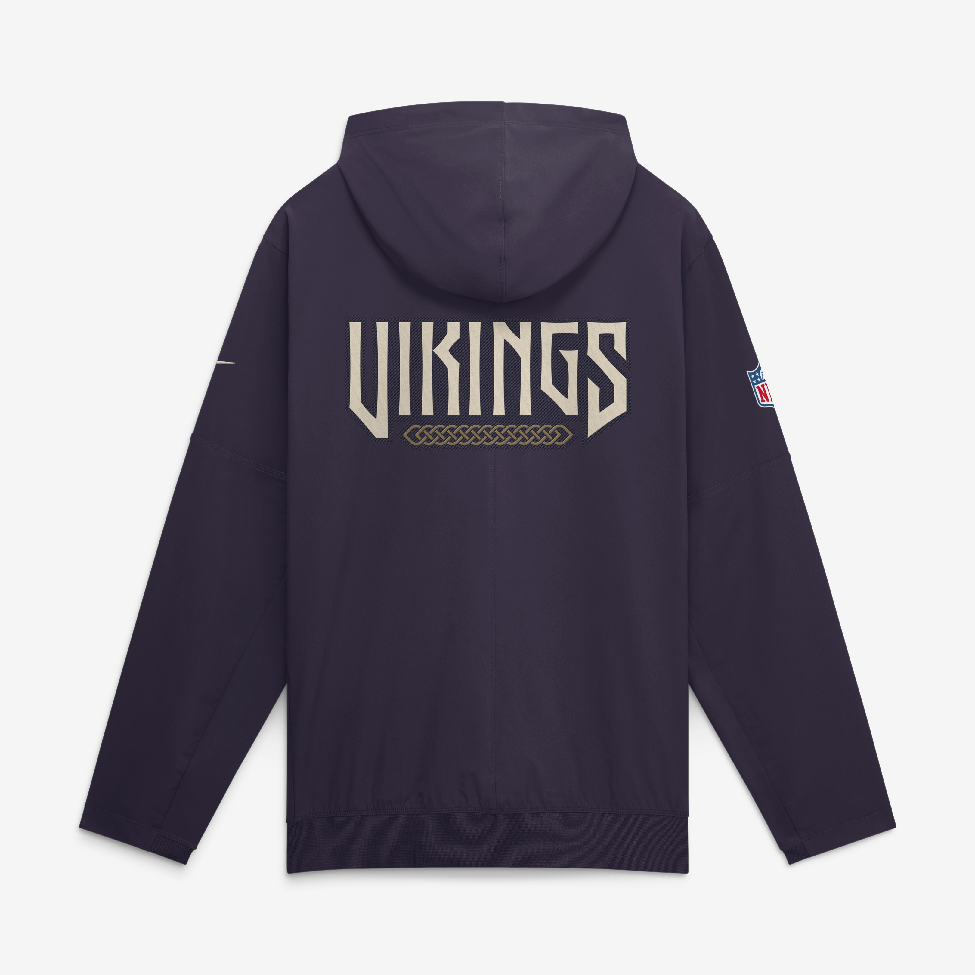 Men's Nike Purple Minnesota Vikings 2026 Rivalries Collection Sideline Anorak Half-Zip Jacket
