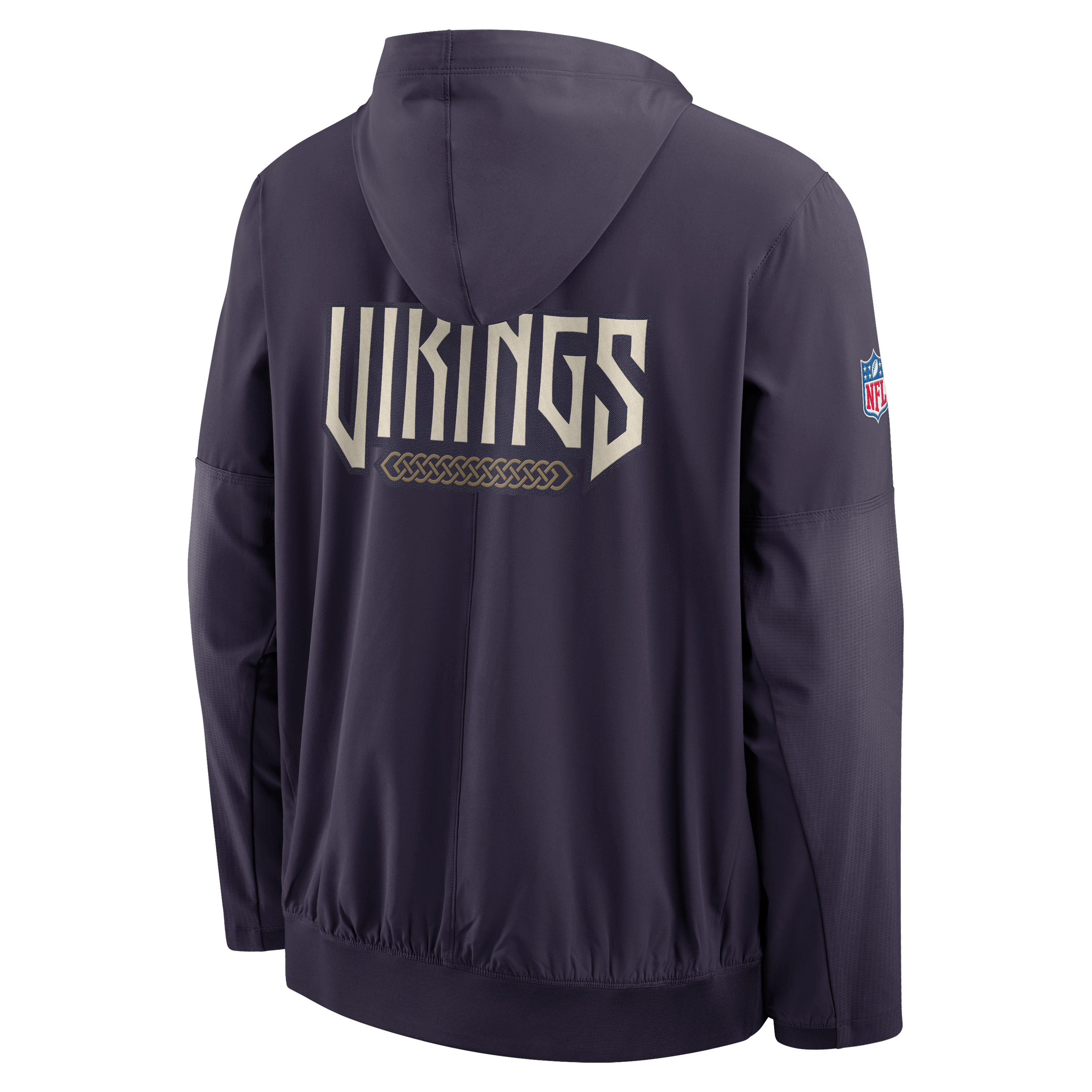 Men's Nike Purple Minnesota Vikings 2026 Rivalries Collection Sideline Anorak Half-Zip Jacket