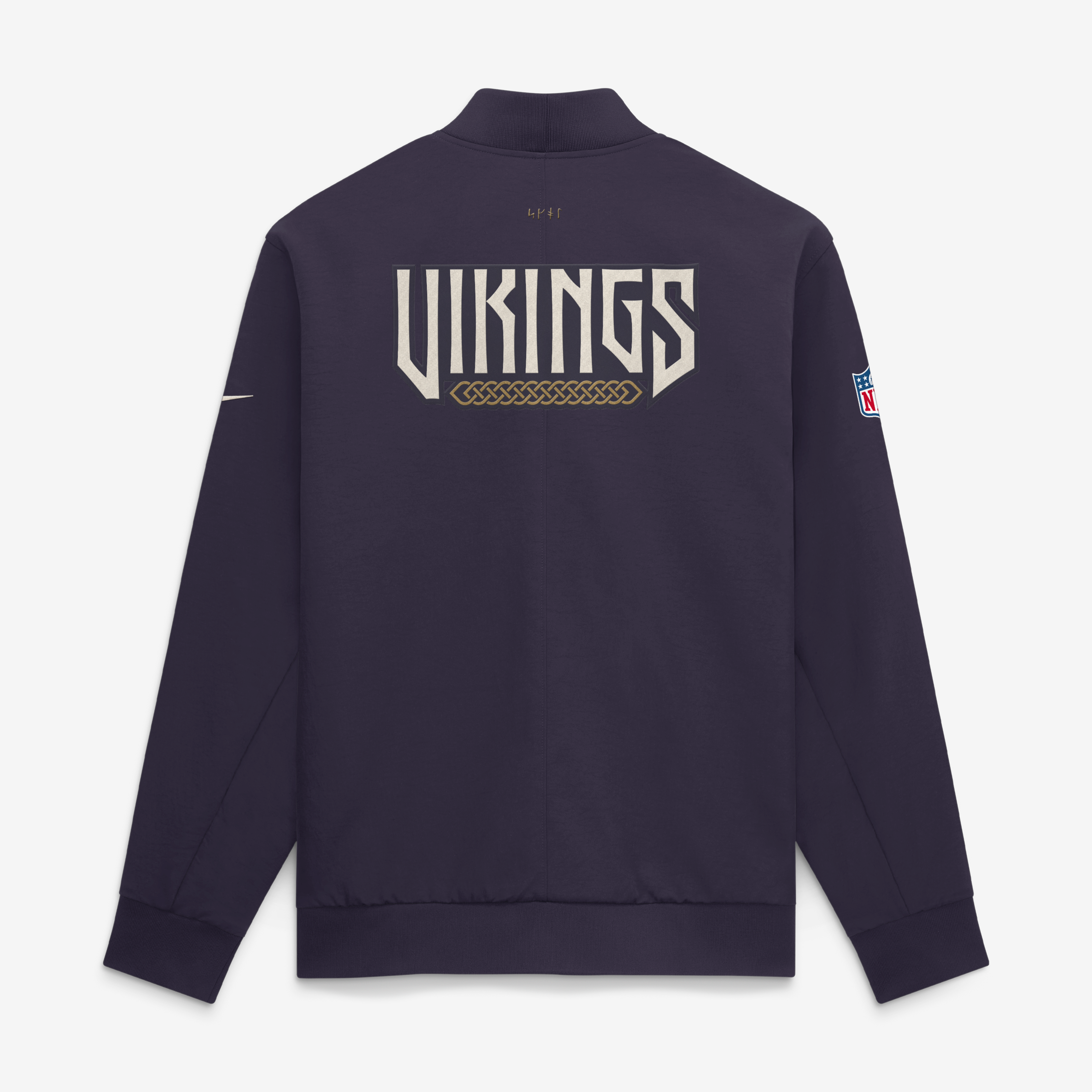 Men's Nike Purple Minnesota Vikings 2026 Rivalries Collection Sideline Bomber Jacket