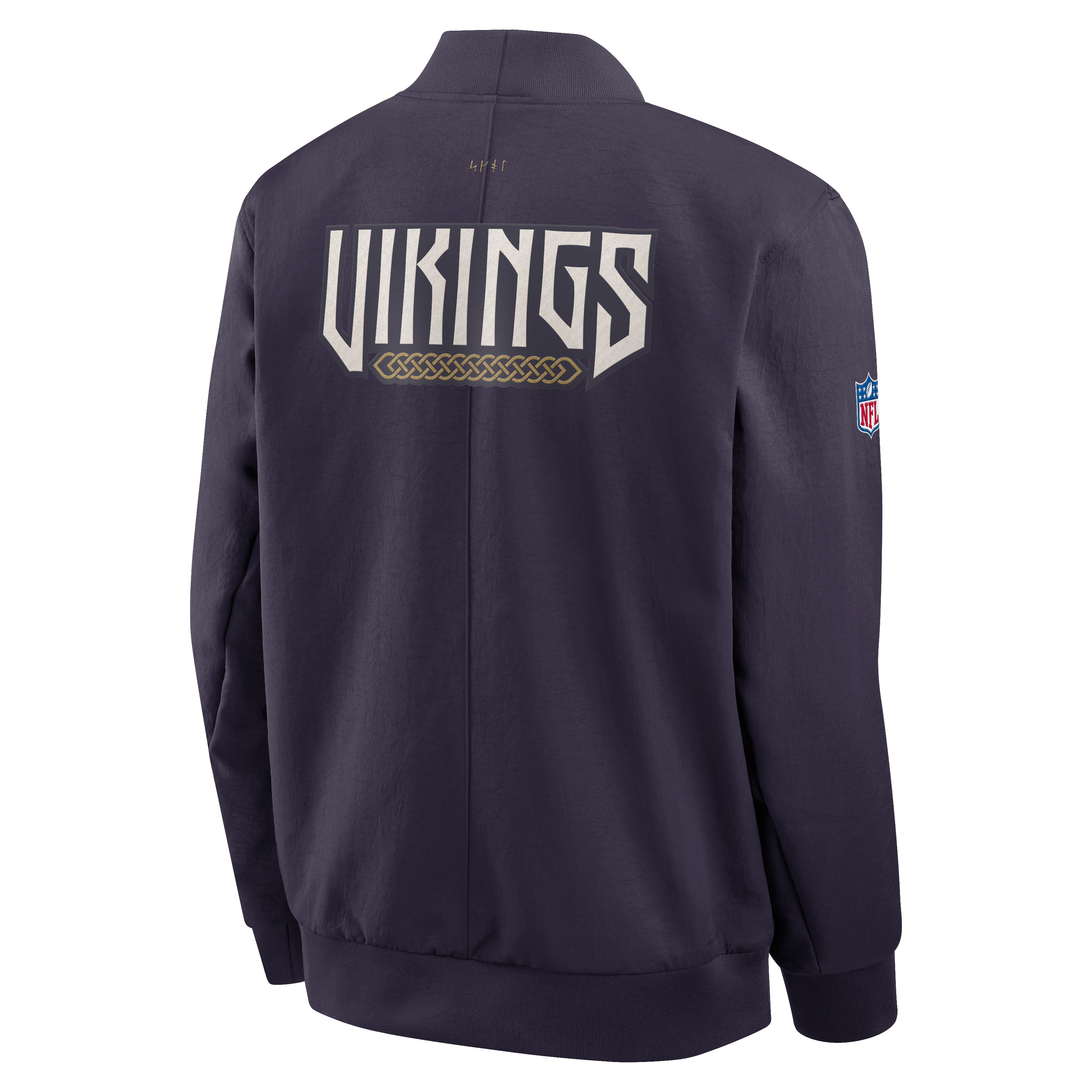 Men's Nike Purple Minnesota Vikings 2026 Rivalries Collection Sideline Bomber Jacket