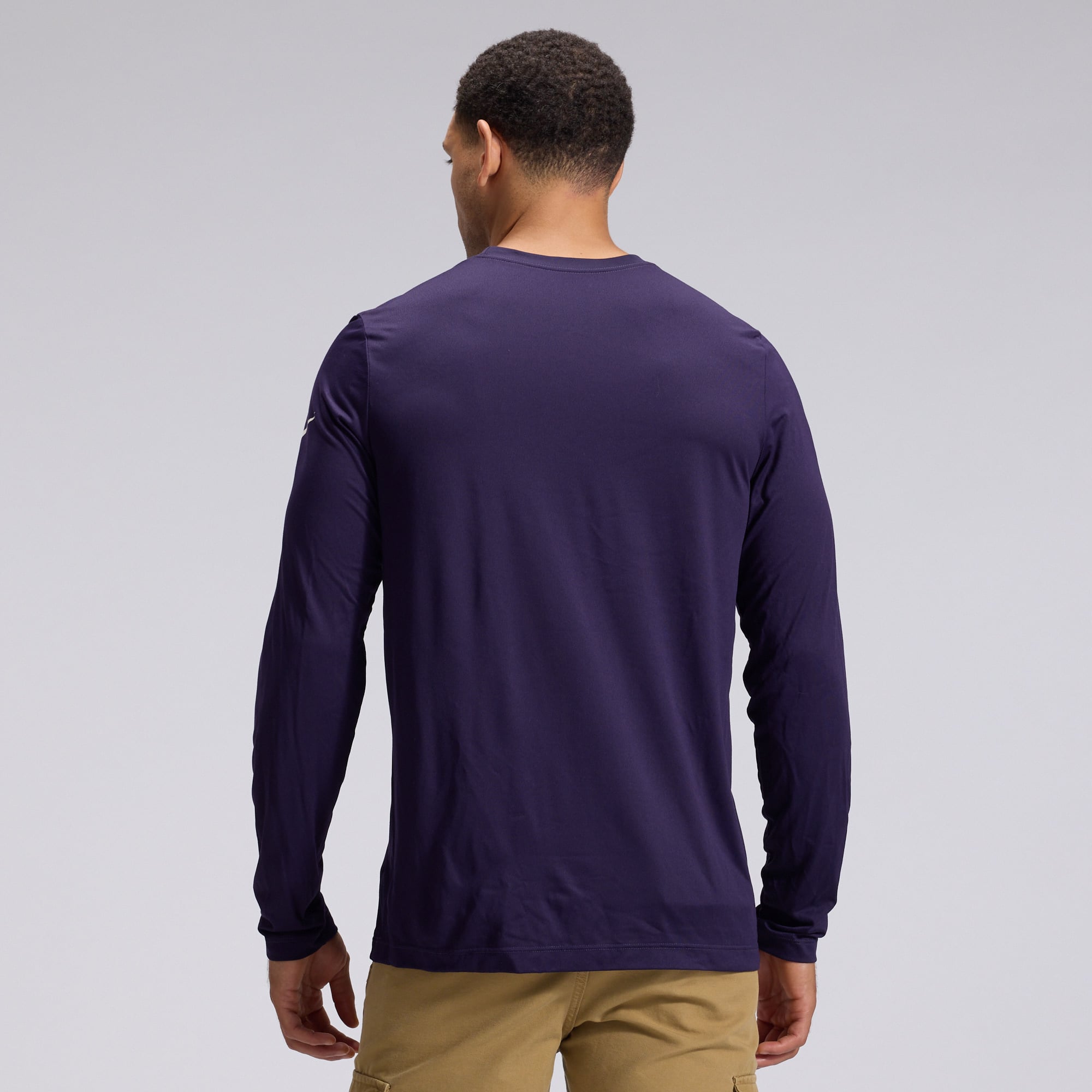 Men's Nike Purple Minnesota Vikings 2026 Rivalries Collection Sideline Legend Long Sleeve T-Shirt
