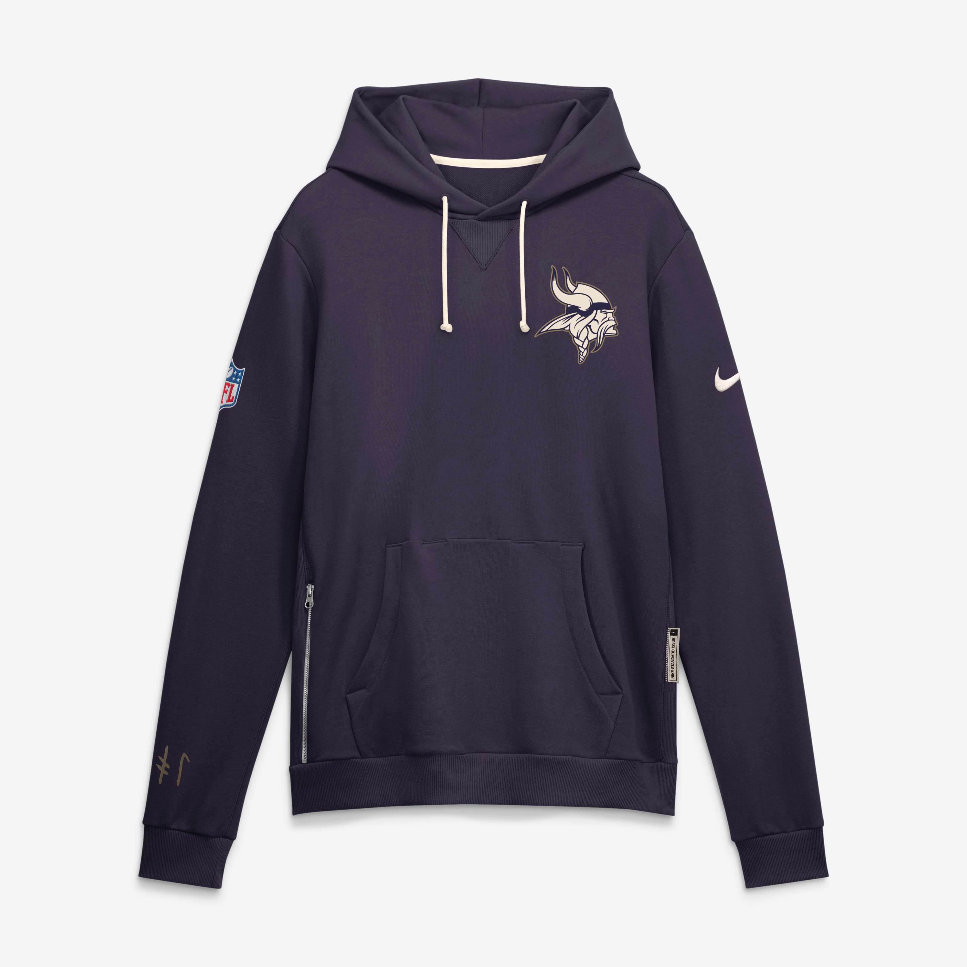Men's Nike Purple Minnesota Vikings 2026 Rivalries Collection Standard Issue Sideline Pullover Hoodie