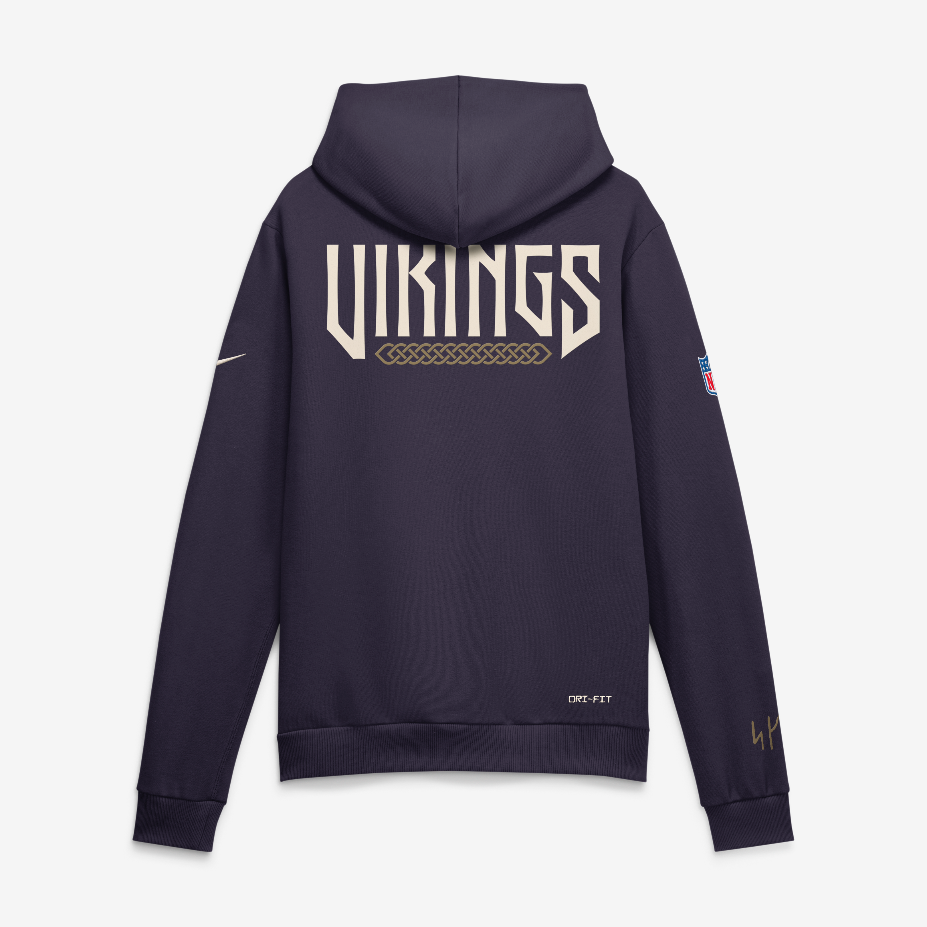 Men's Nike Purple Minnesota Vikings 2026 Rivalries Collection Standard Issue Sideline Pullover Hoodie