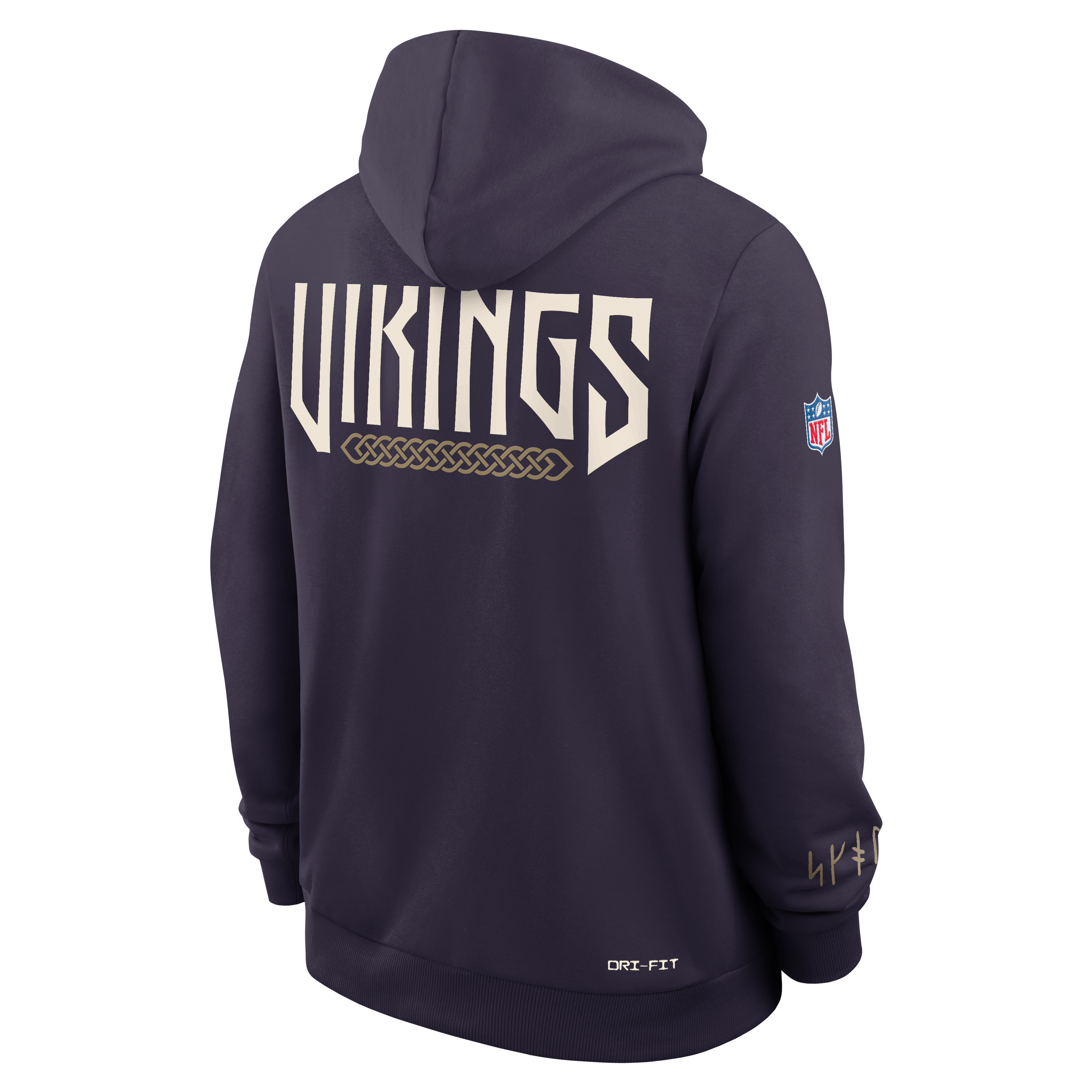 Men's Nike Purple Minnesota Vikings 2026 Rivalries Collection Standard Issue Sideline Pullover Hoodie