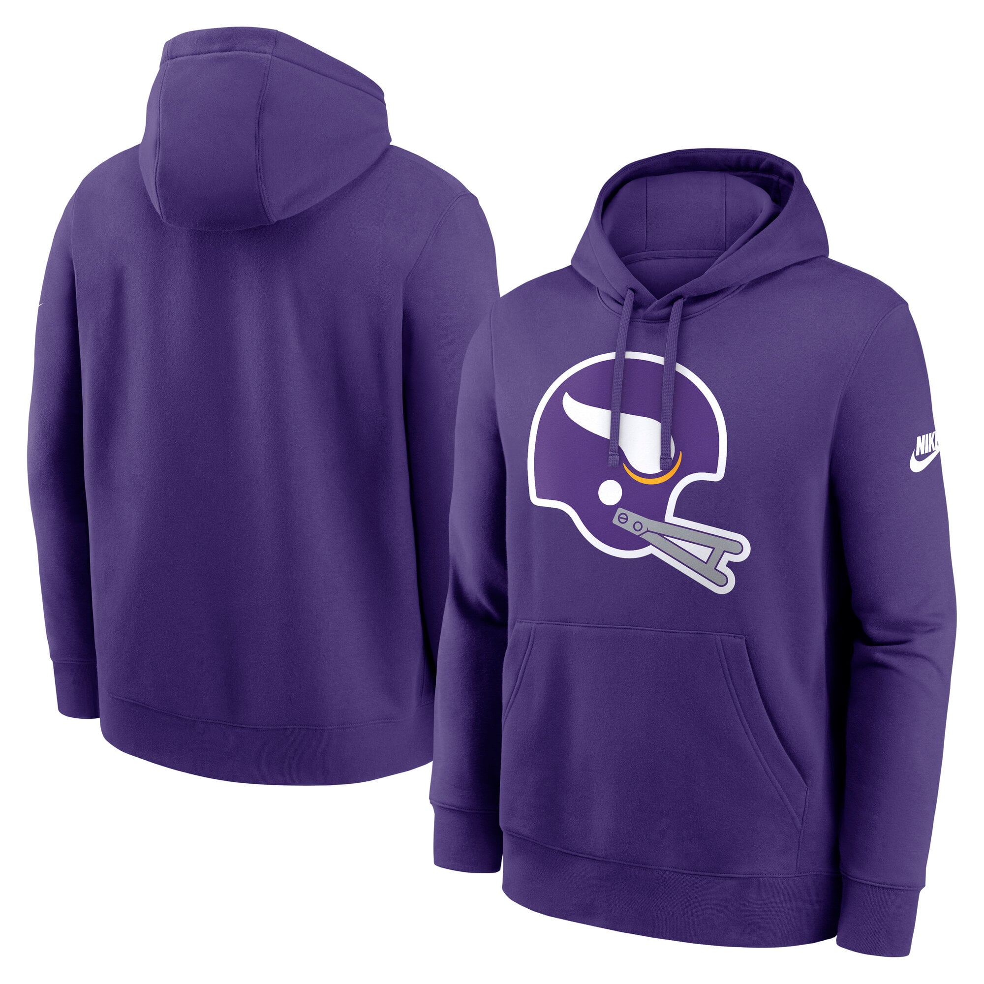 Men's Nike Purple Minnesota Vikings Club Fleece Pullover Hoodie