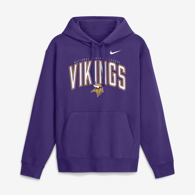  Minnesota Vikings Nike Expect Victory Club Fleece Pullover Hoodie - Purple