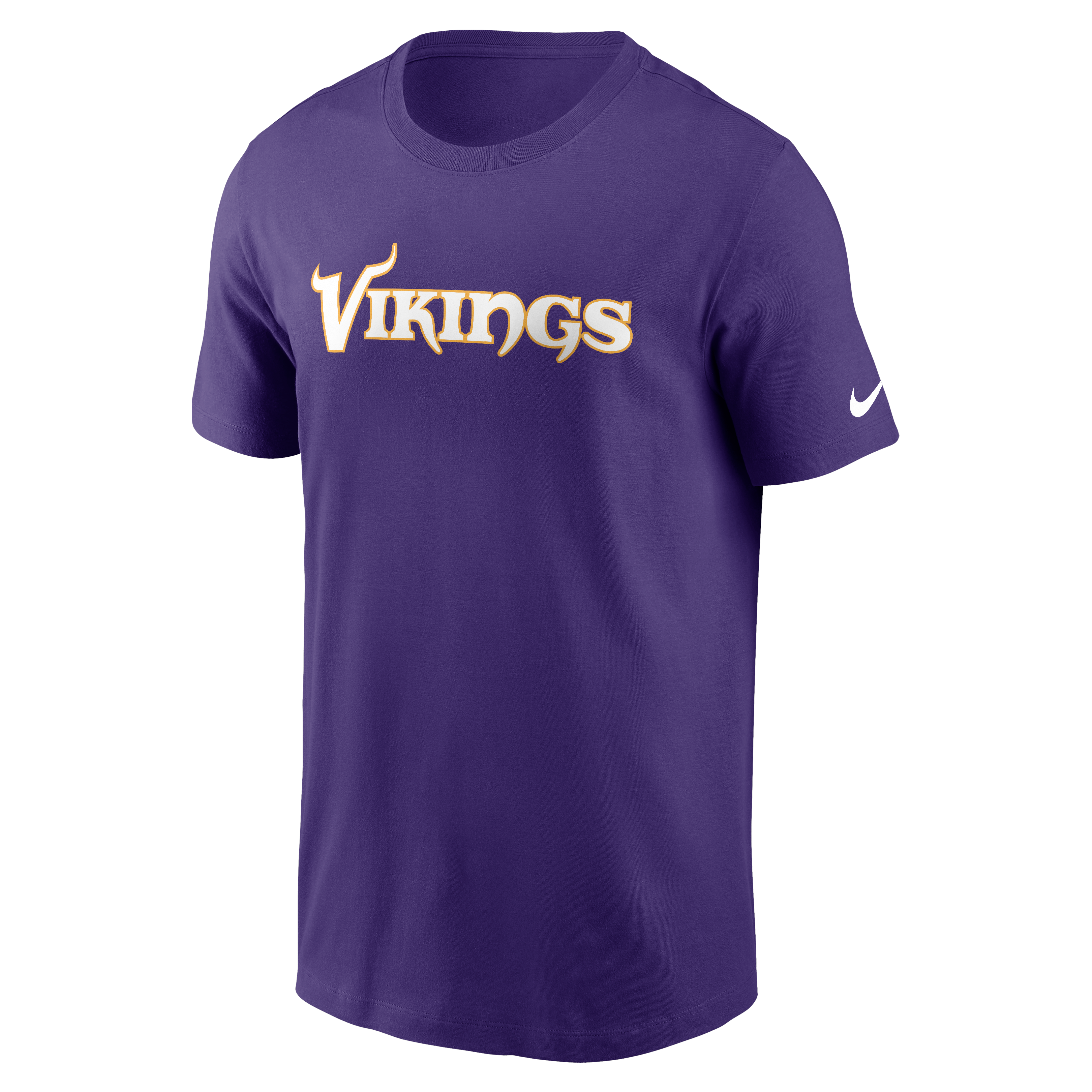 T-shirt essentiel Nike violet Minnesota Vikings Primetime Wordmark pour homme