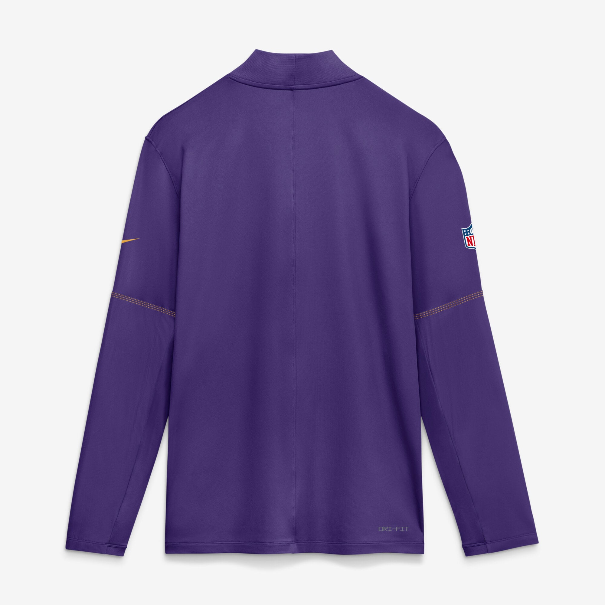 Men's Nike Purple Minnesota Vikings Sideline Logo Glory Midweight Dri-FIT Half-Zip Pullover