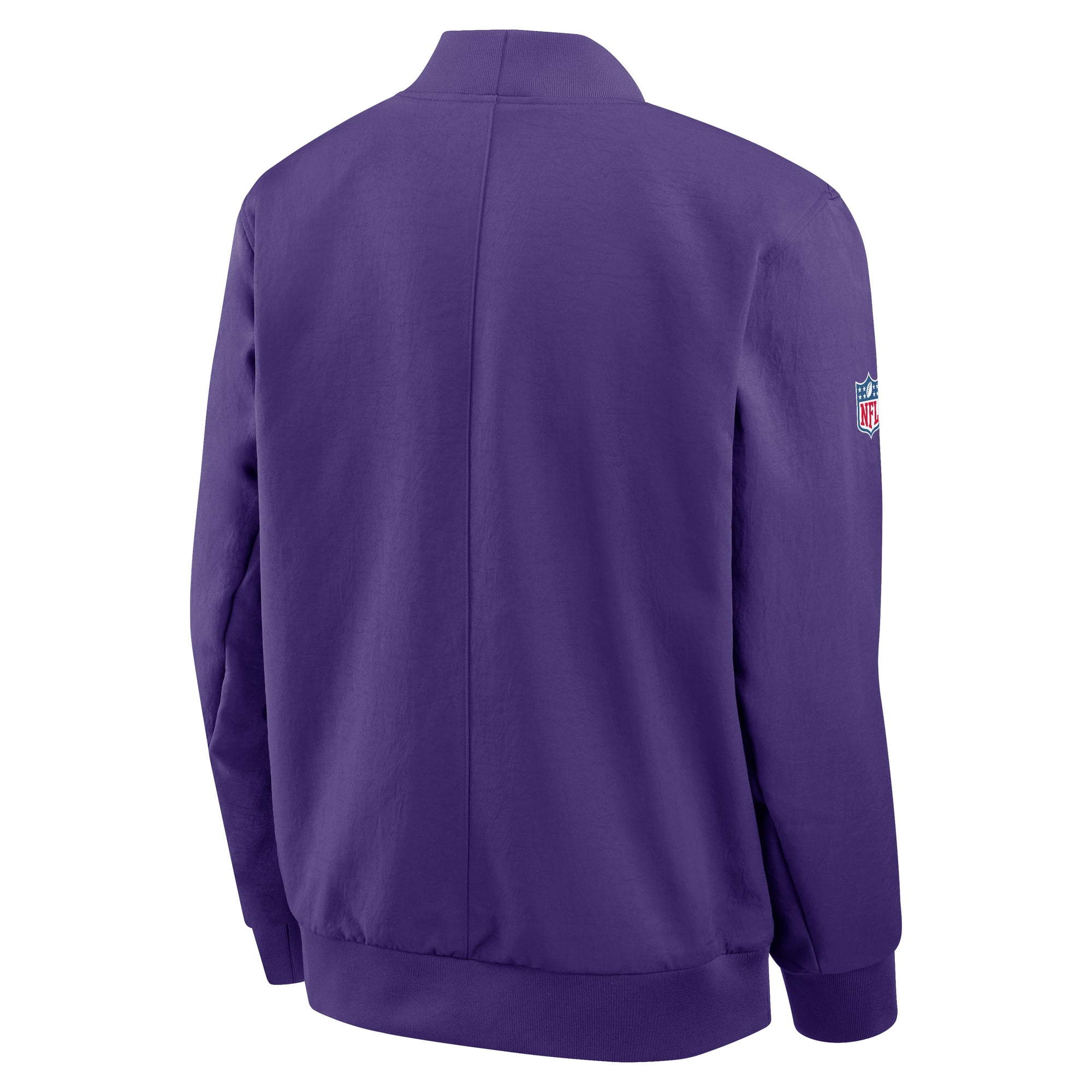 Veste bomber zippée intégrale Nike Dri-FIT violette Minnesota Vikings pour homme