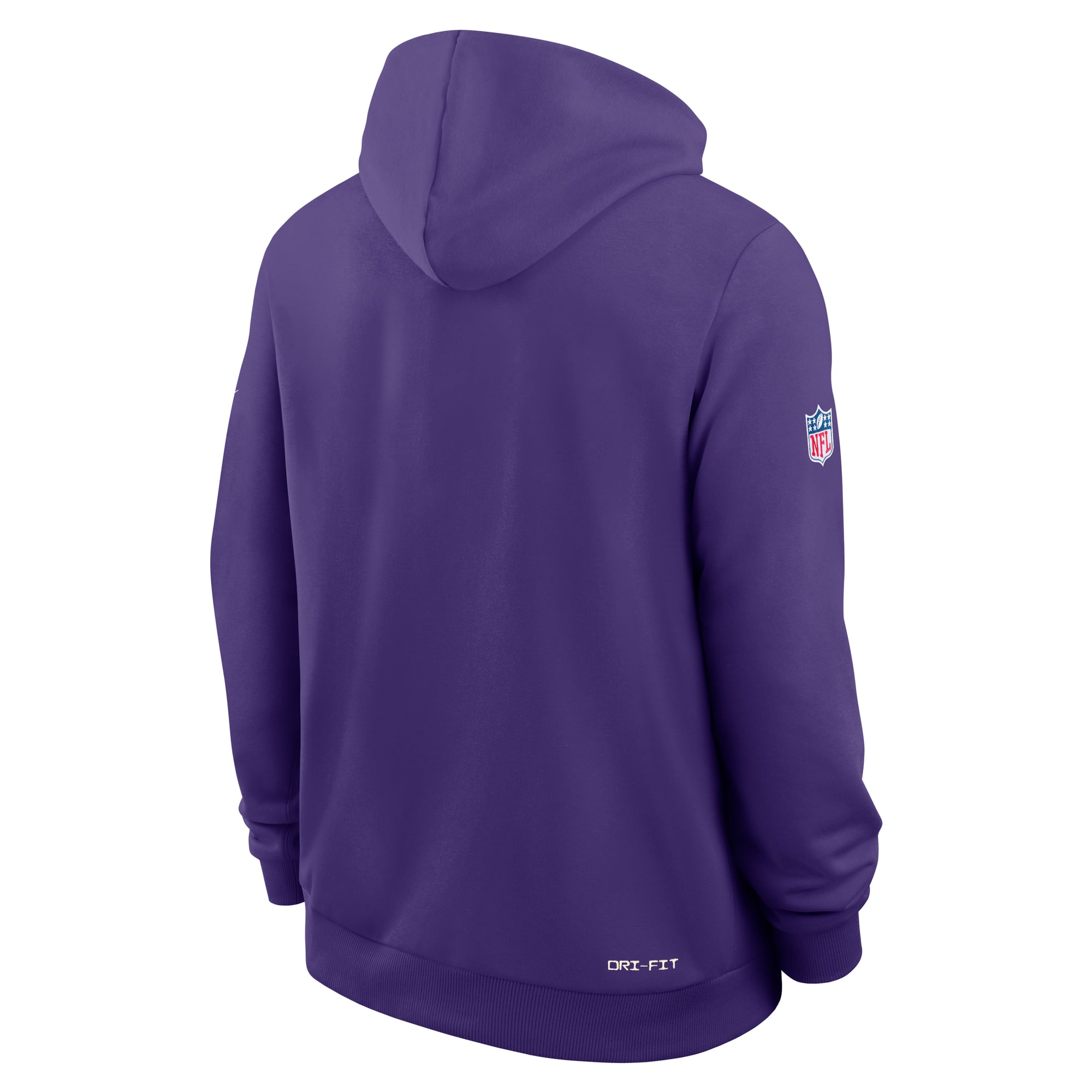 Sweat à capuche Nike Dri-FIT violet Minnesota Vikings Sideline Standard Issue pour homme
